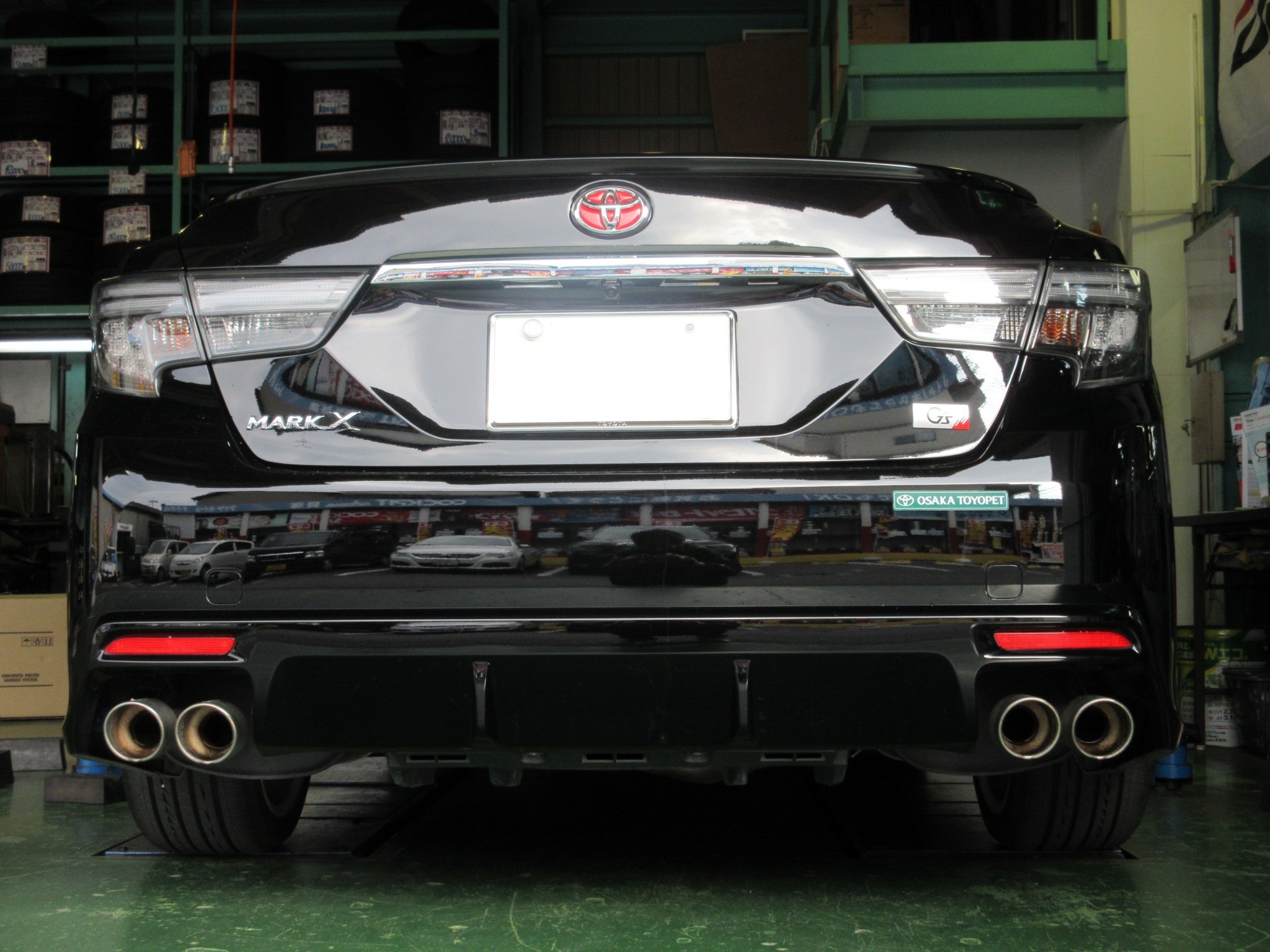 MARK X G's（GRX130） マフラー交換 | トヨタ マークX G'S 吸・排気系