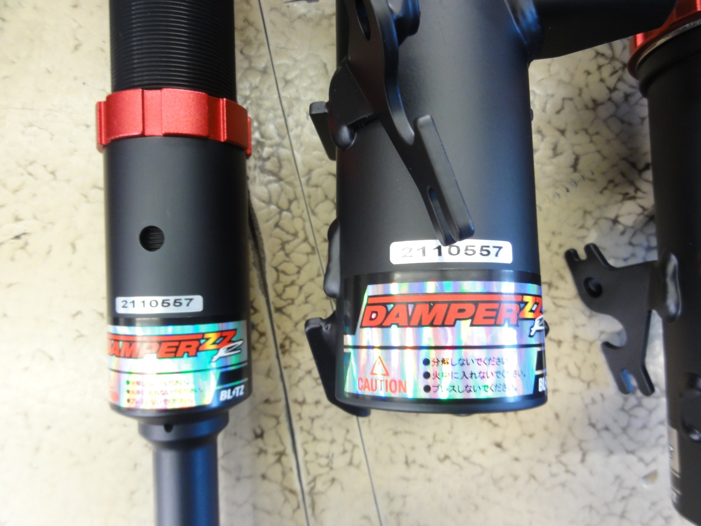 アクア（MXPK11）ブリッツ製車高調「ダンパーZZ-R」＆クスコ製