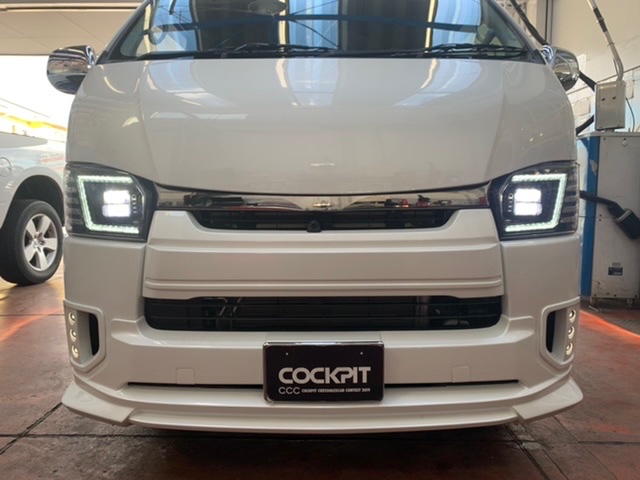 ◇TOYOTA HIACE [KDH206] 車検整備 用品取付 CUSCOバンプ
