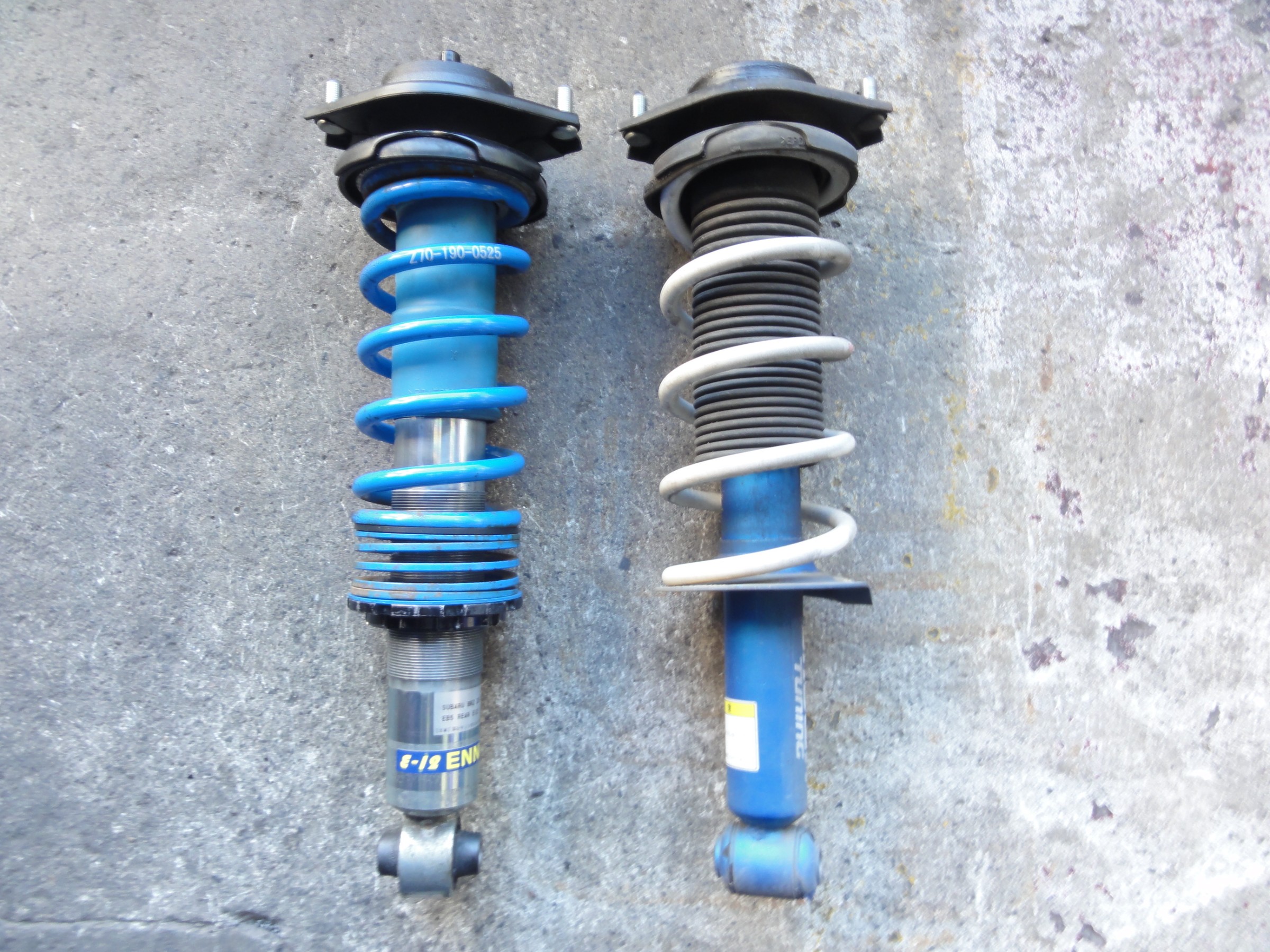 BRZ（ZC6）ビルシュタイン車高調→エナペタルE12車高調へ仕様