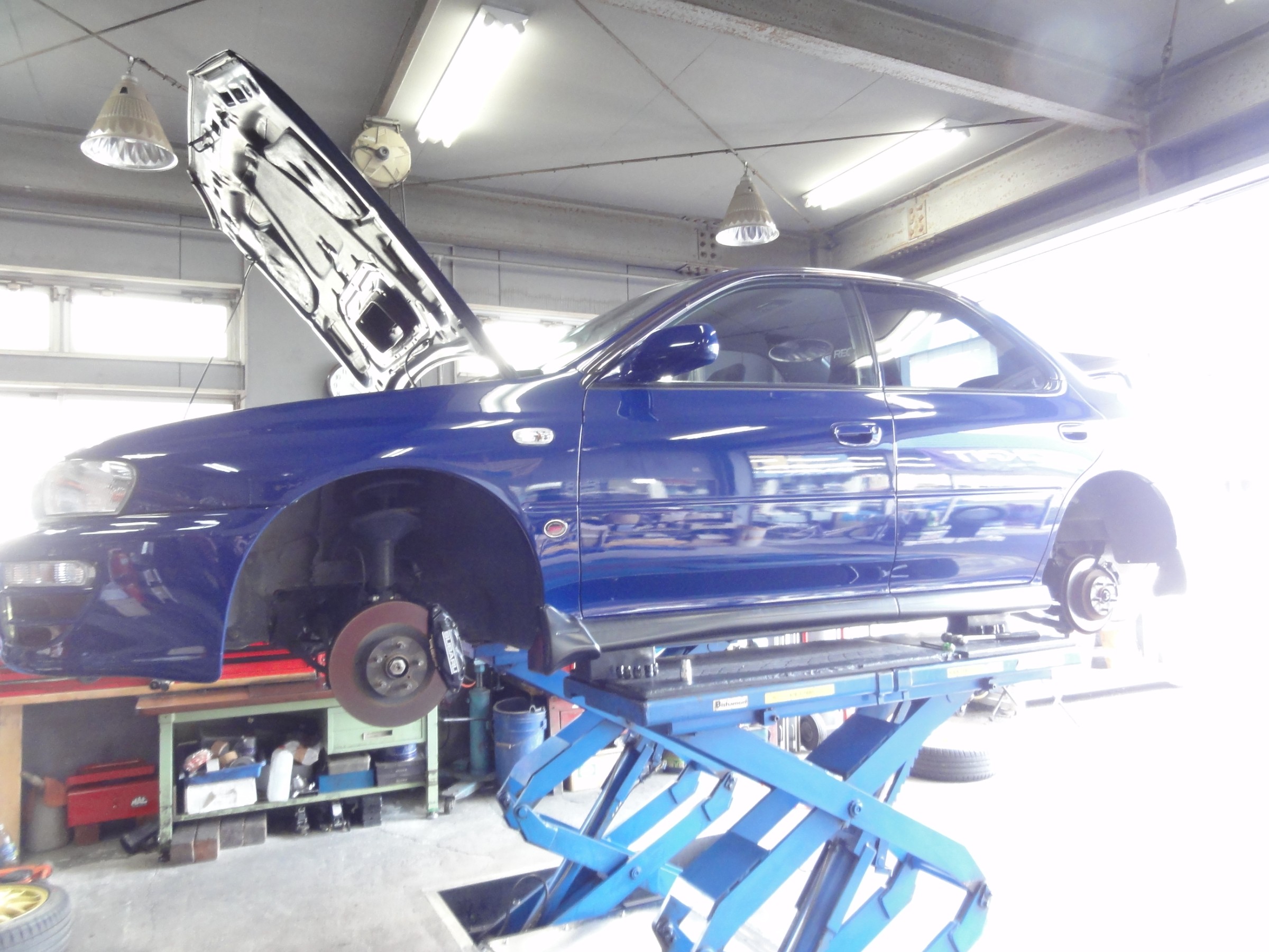 アップハーバルエクスパンション インプレッサWRX（GC8）エナペタル製当店オリジナルショック