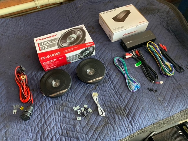 カロッツェリア　GM-D1400II パワーアンプ Pioneer carrozzeria GM-D1400-2 アンプ 配線付き Pioneer GM