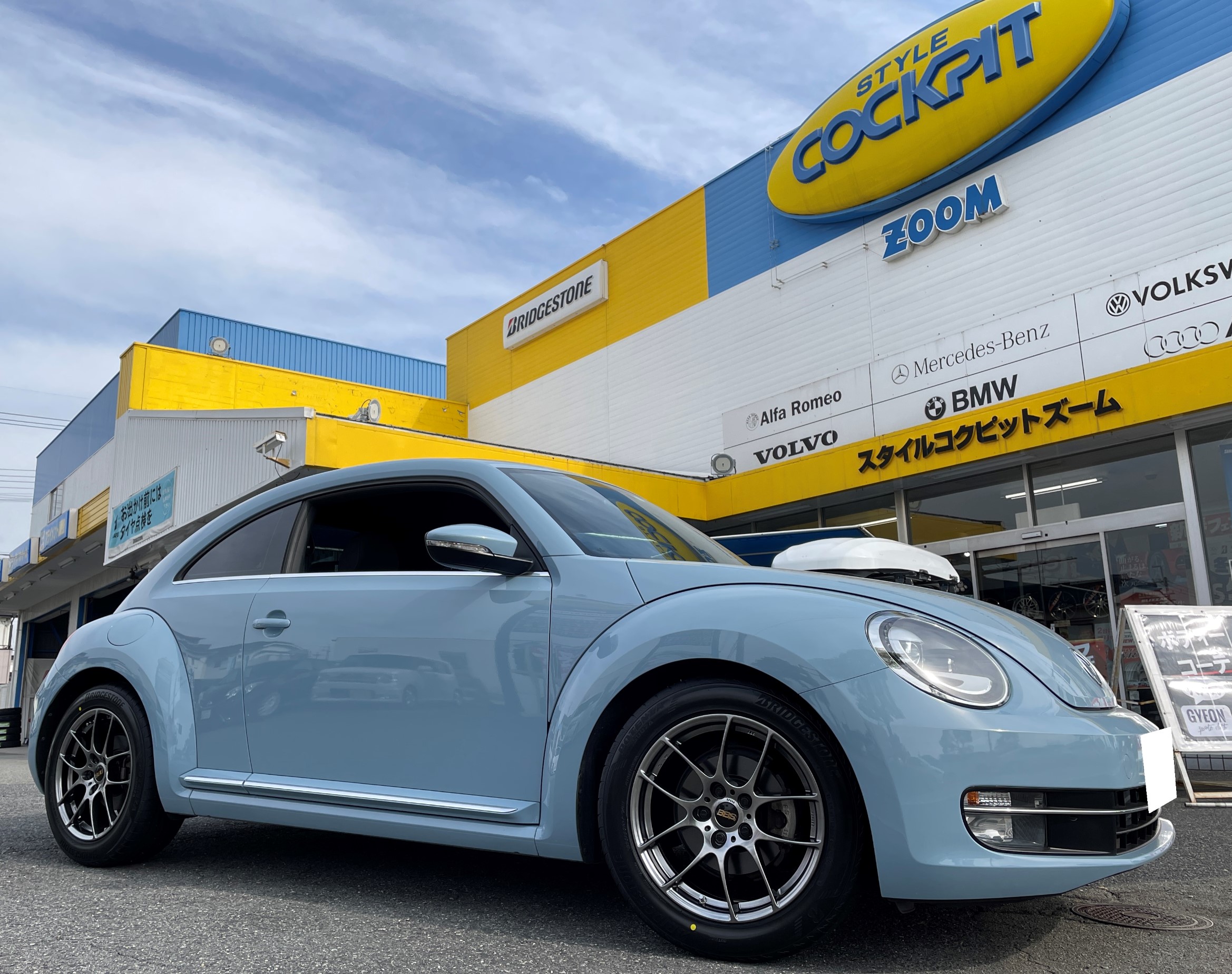 ☆念願のポテンザに交換 フォルクスワーゲン ザ・ビートル ☆念願のポテンザに交換 フォルクスワーゲン ザ・ビートル