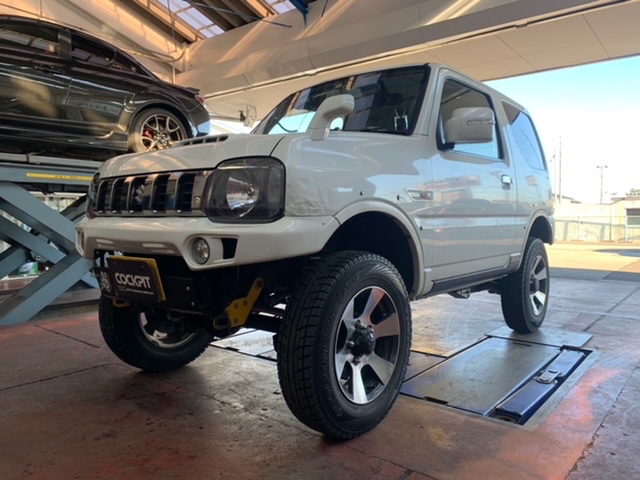 ◇SUZUKI JIMNY [JB23W] 車検整備 フロントハブベアリング交換