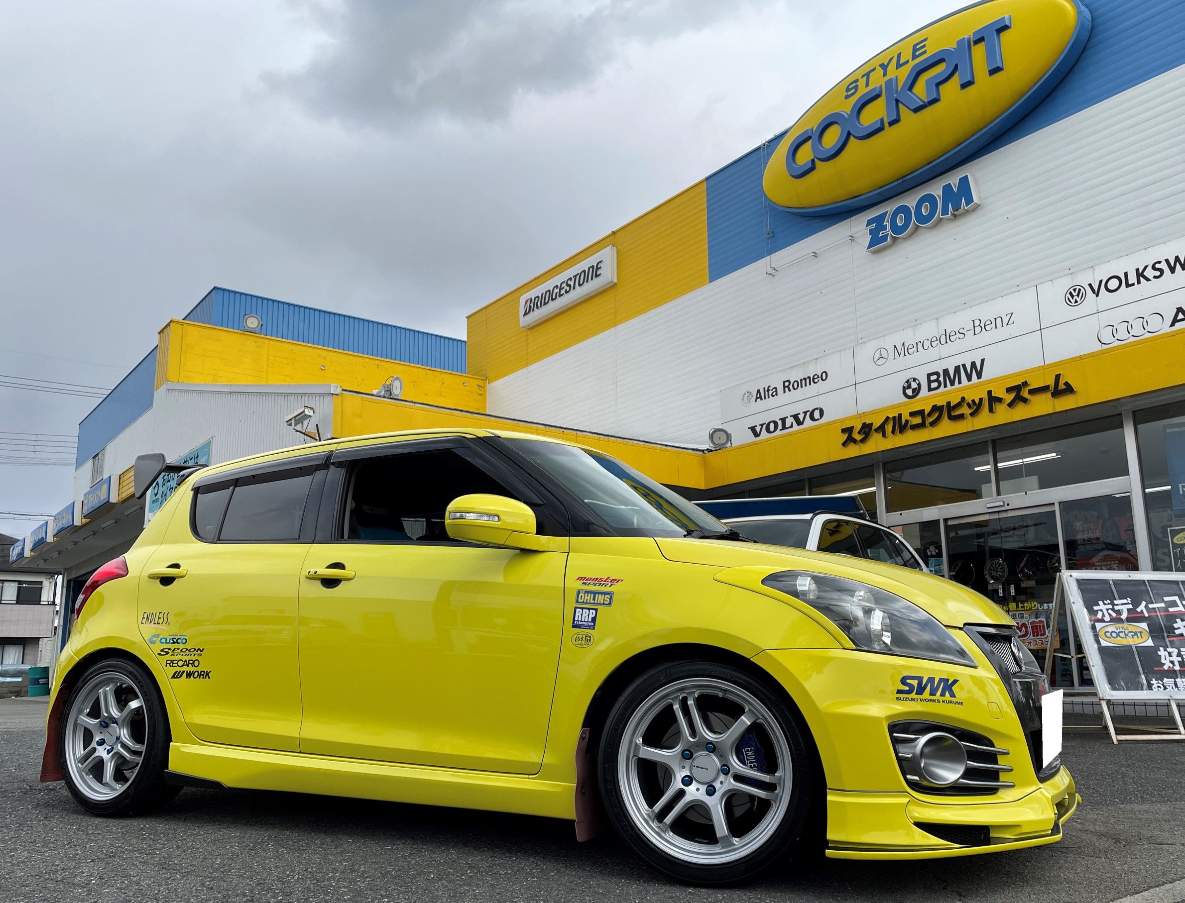 ☆ポテンザ×ポテンザ 最高の組み合わせ スズキ スイフトスポーツ ZC32S
