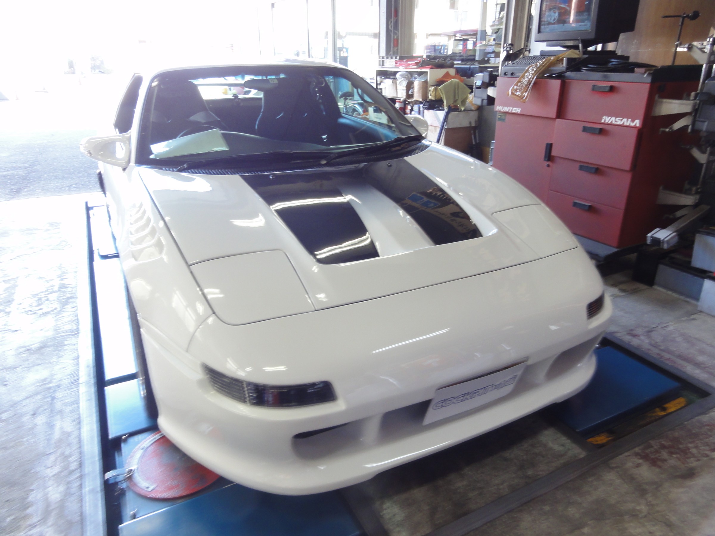 MR2（SW20）エンドレス製スポーツブレーキパッド「TypeｰR」装着