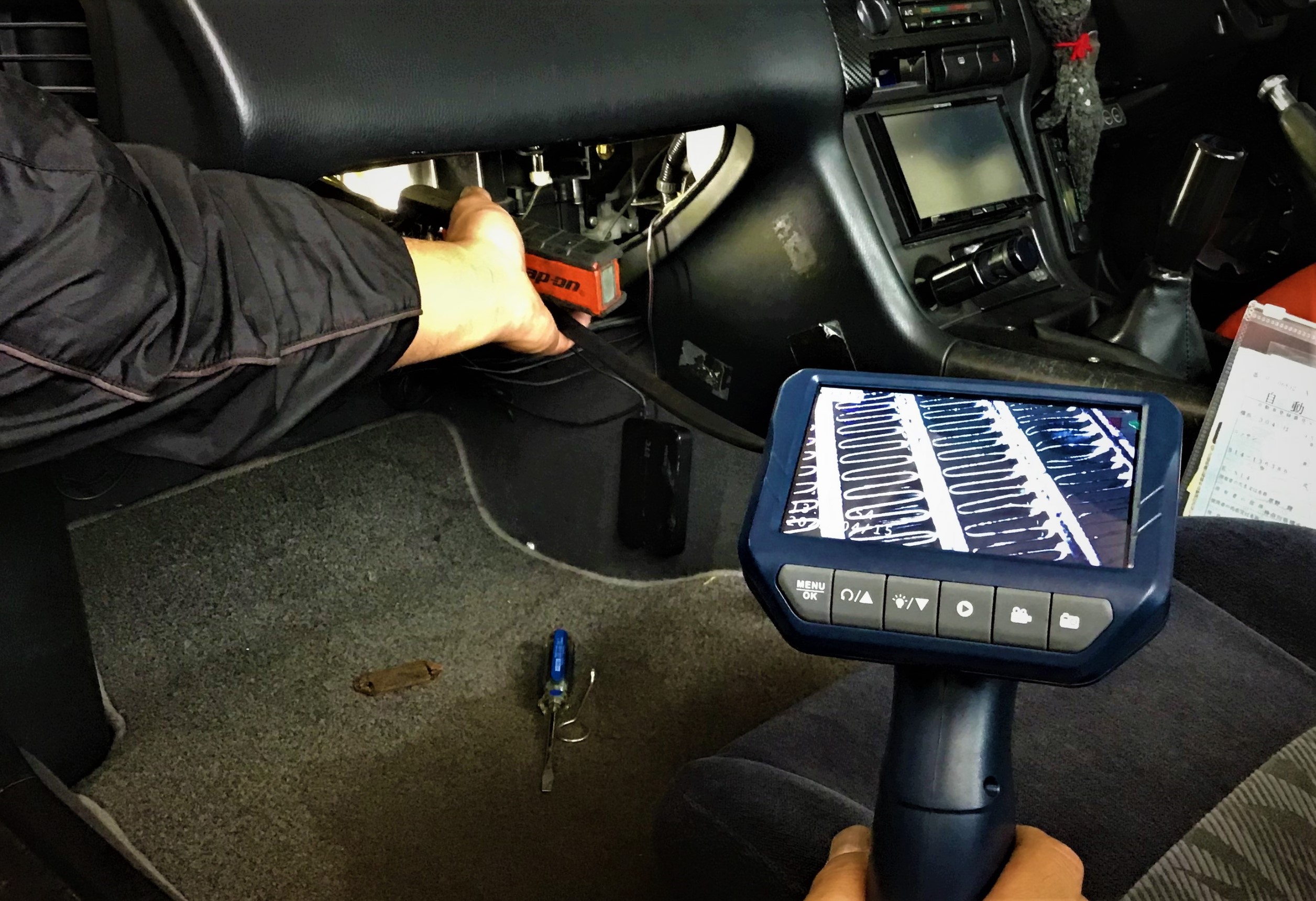 これからの時期必須！？シルビアS14 エバポレーター洗浄