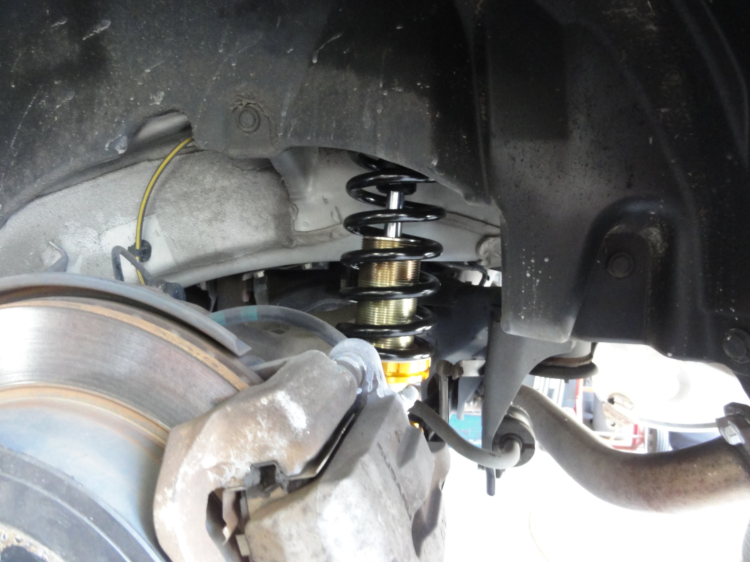 86（ZN6）CST製車高調装着（御持込）＆アライメント作業