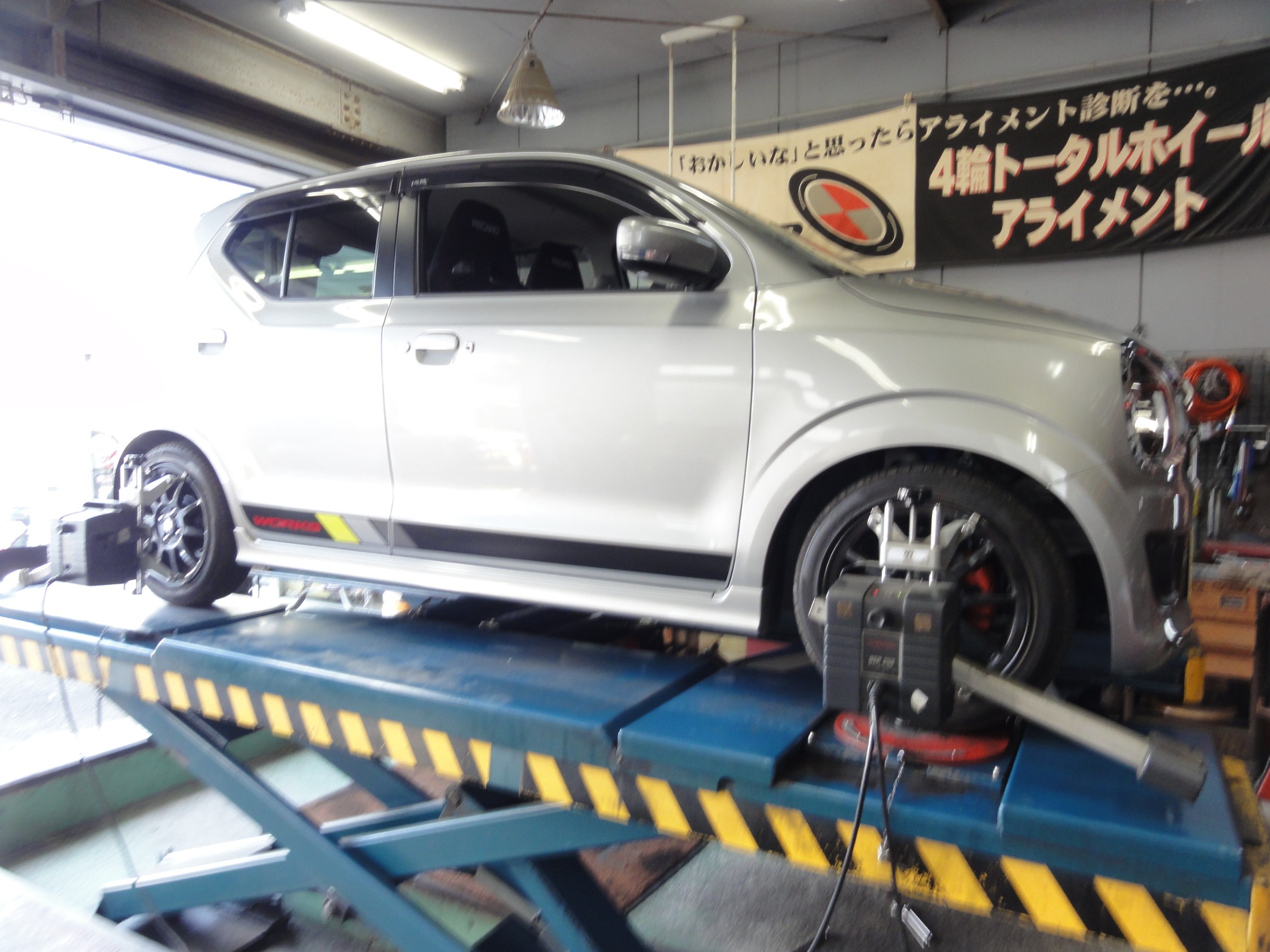 アルトワークス（HA36S）KYB製ショックアブソーバー「ニューSR