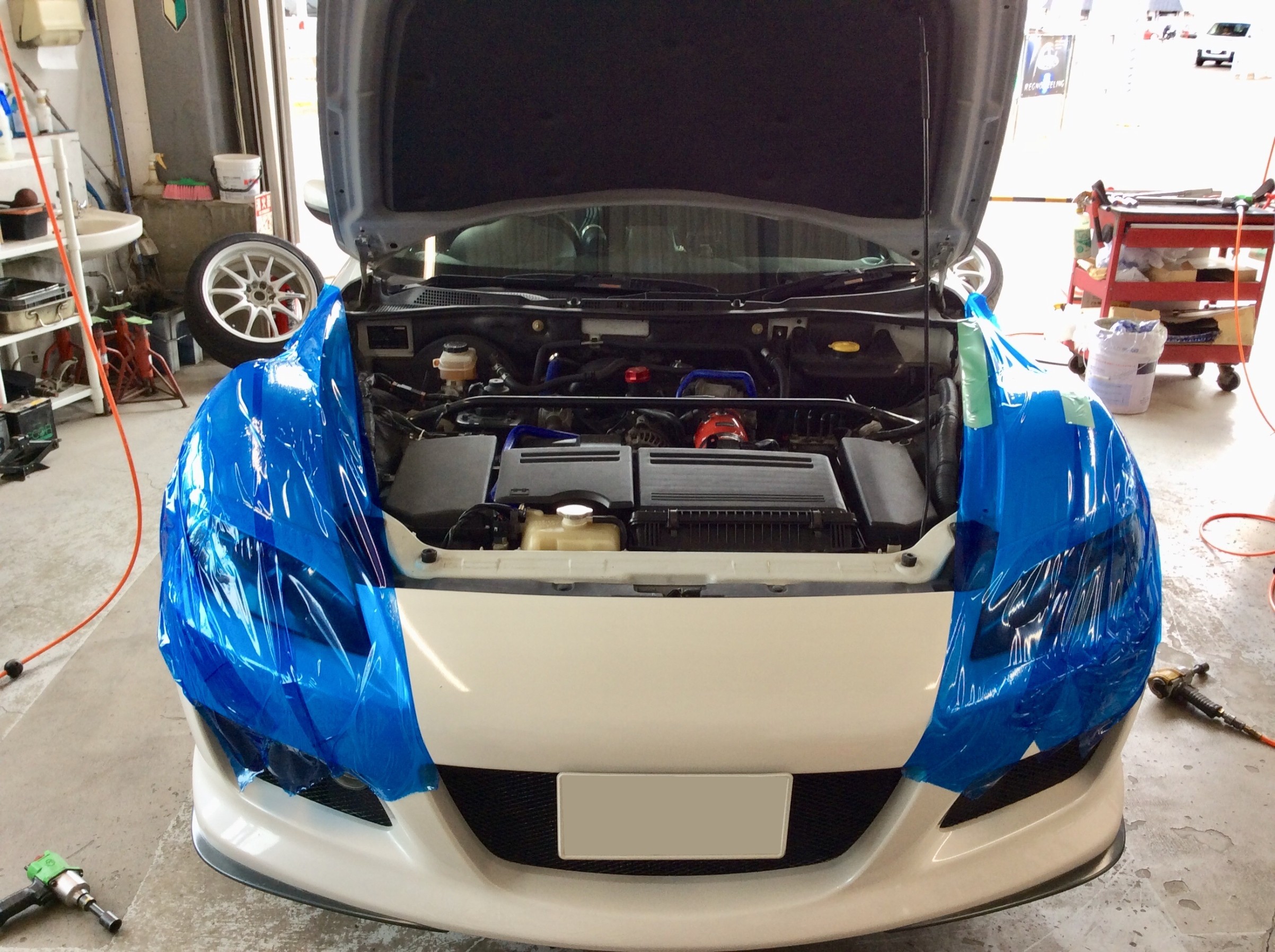 マツダRX-8 SE3P TEIN車高調取り付け！ | マツダ RX-8 足まわり