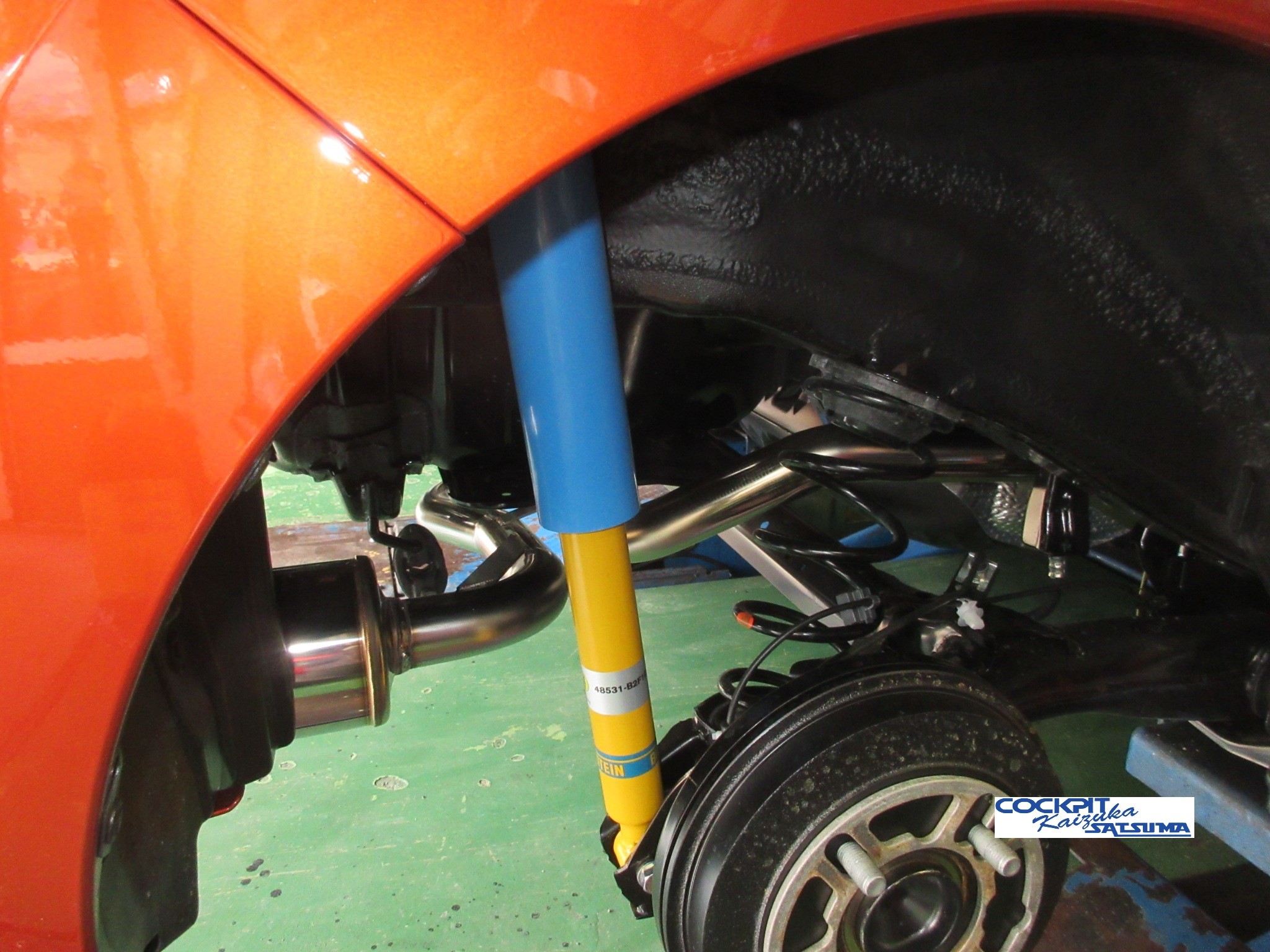 コペン・ローブ（LA400K） 車高調取り付け | ダイハツ コペン 足