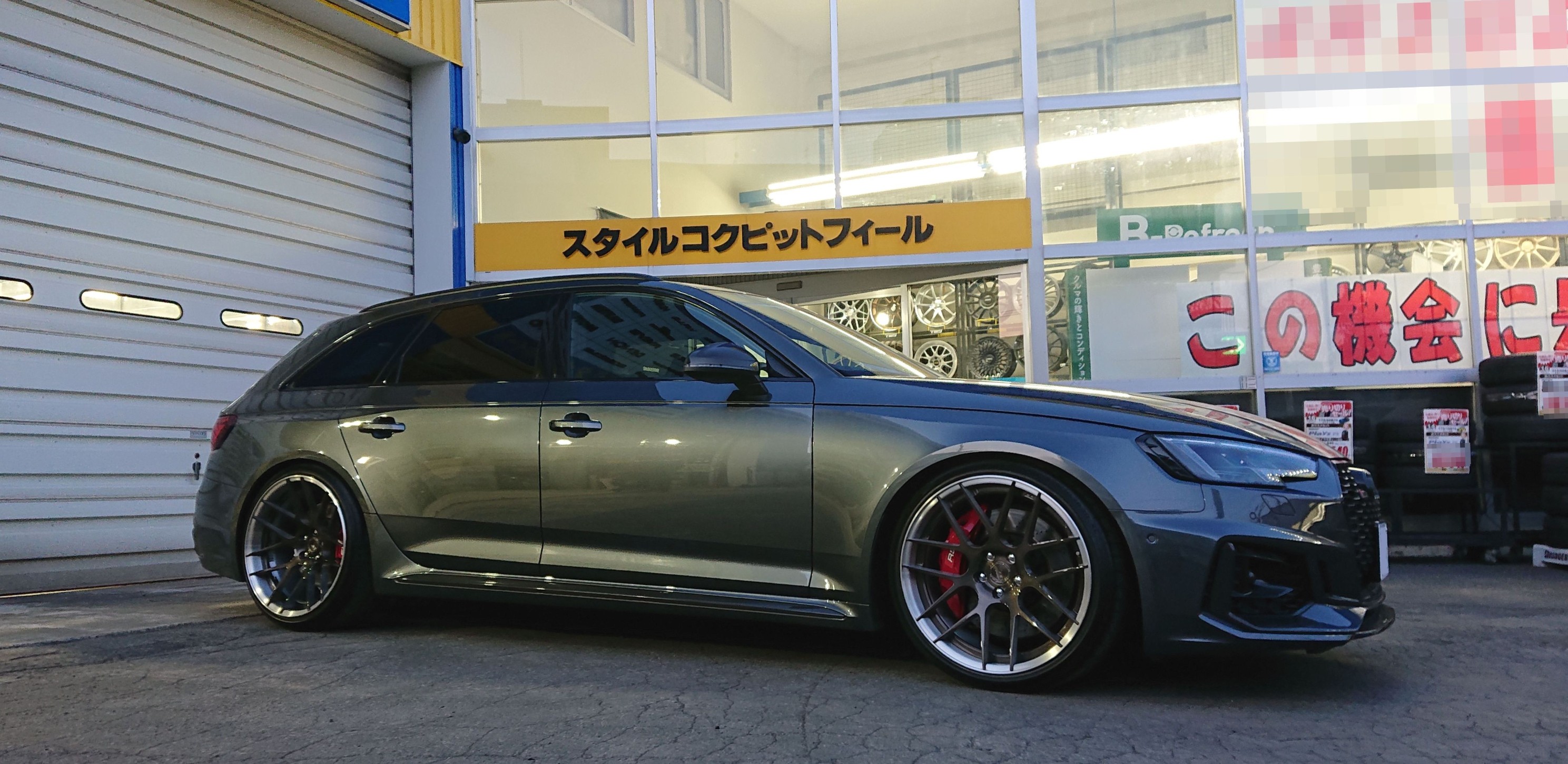 BC FORGED HB04 & KW HAS の装着とアライメント調整作業