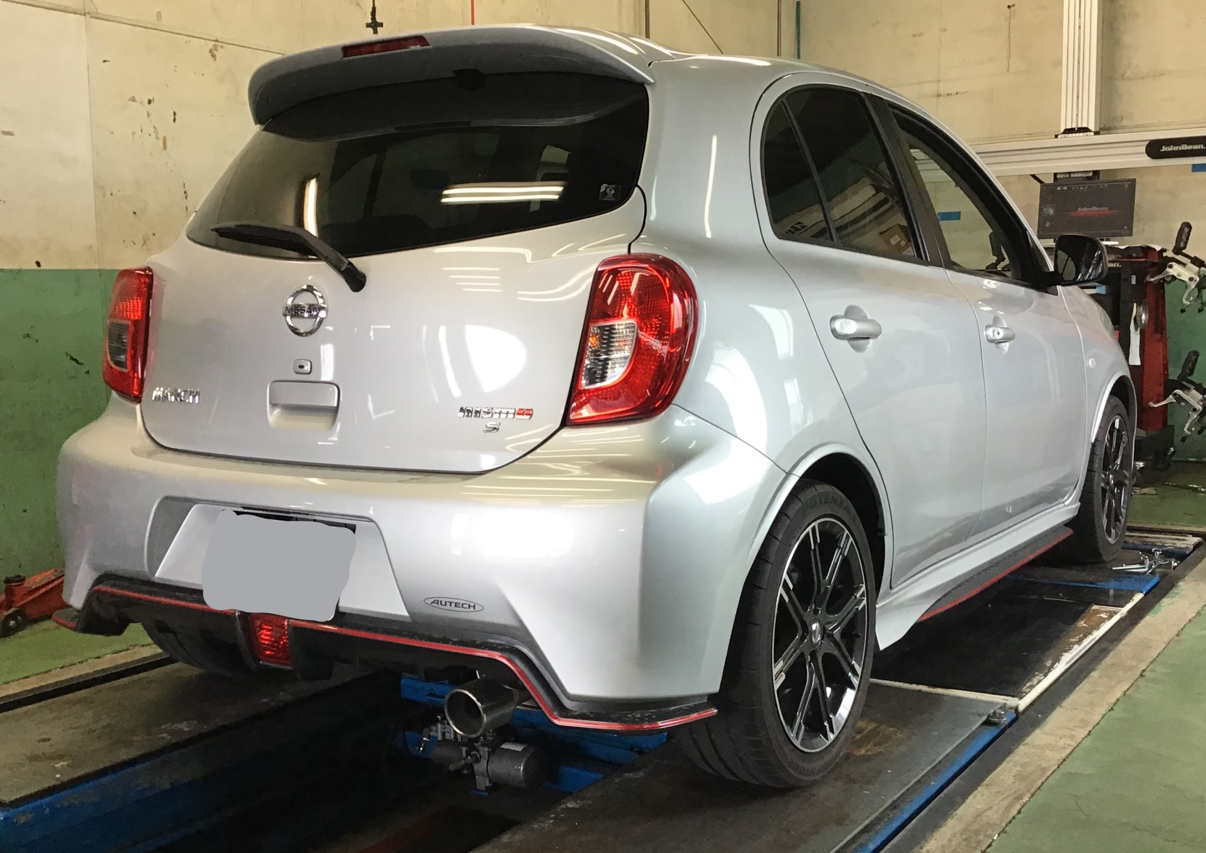 EXASの咆哮 K13改マーチニスモS マフラー交換♪ | 日産 マーチNISMO S