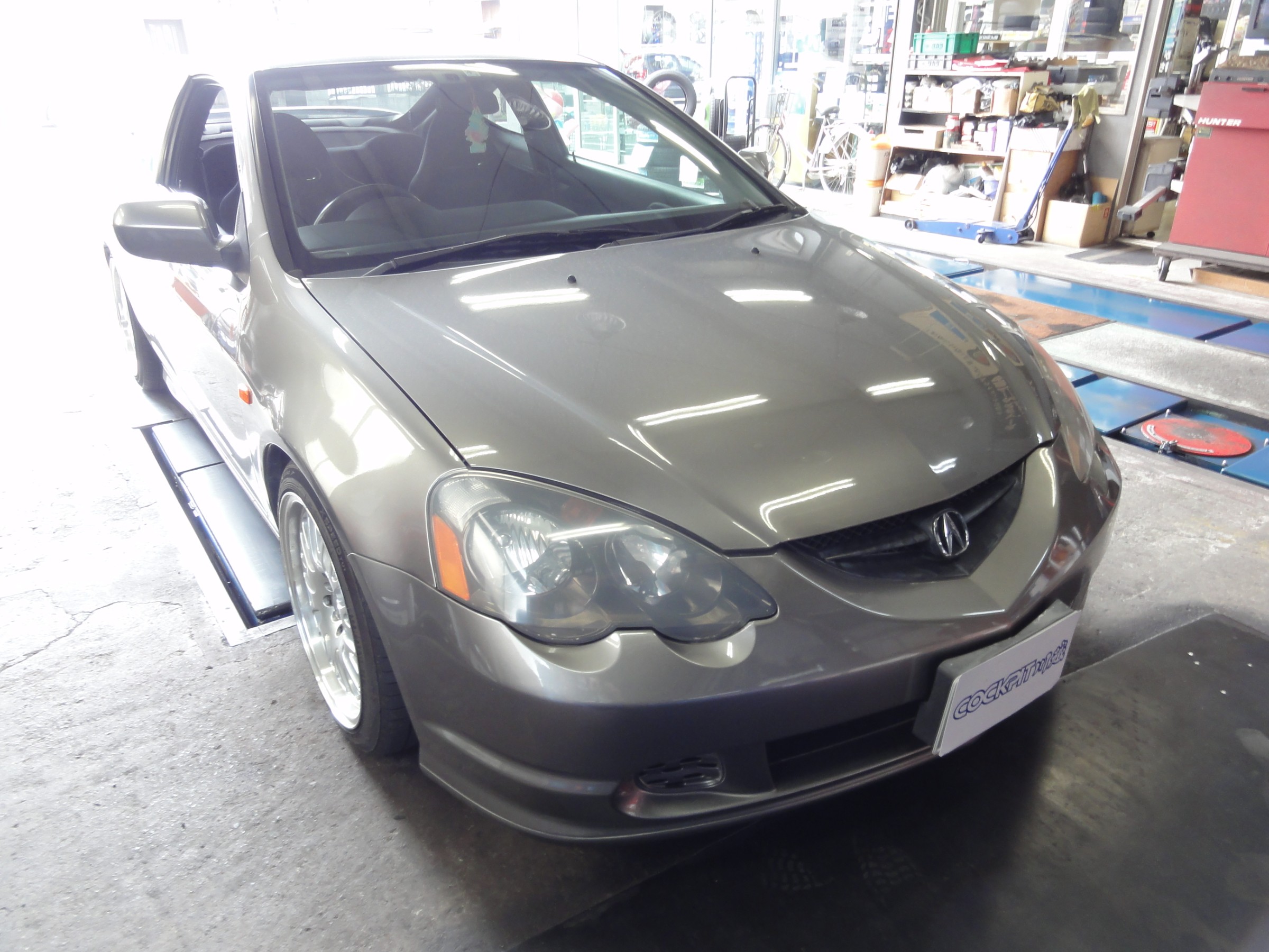 インテグラ（DC5）ラルグス製車高調（持込み）装着＆アライメント作業