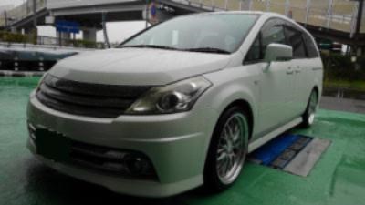 全3色/黒/赤/ベージュ ☆日産 プレサージュ 4WD用 リヤローダウン
