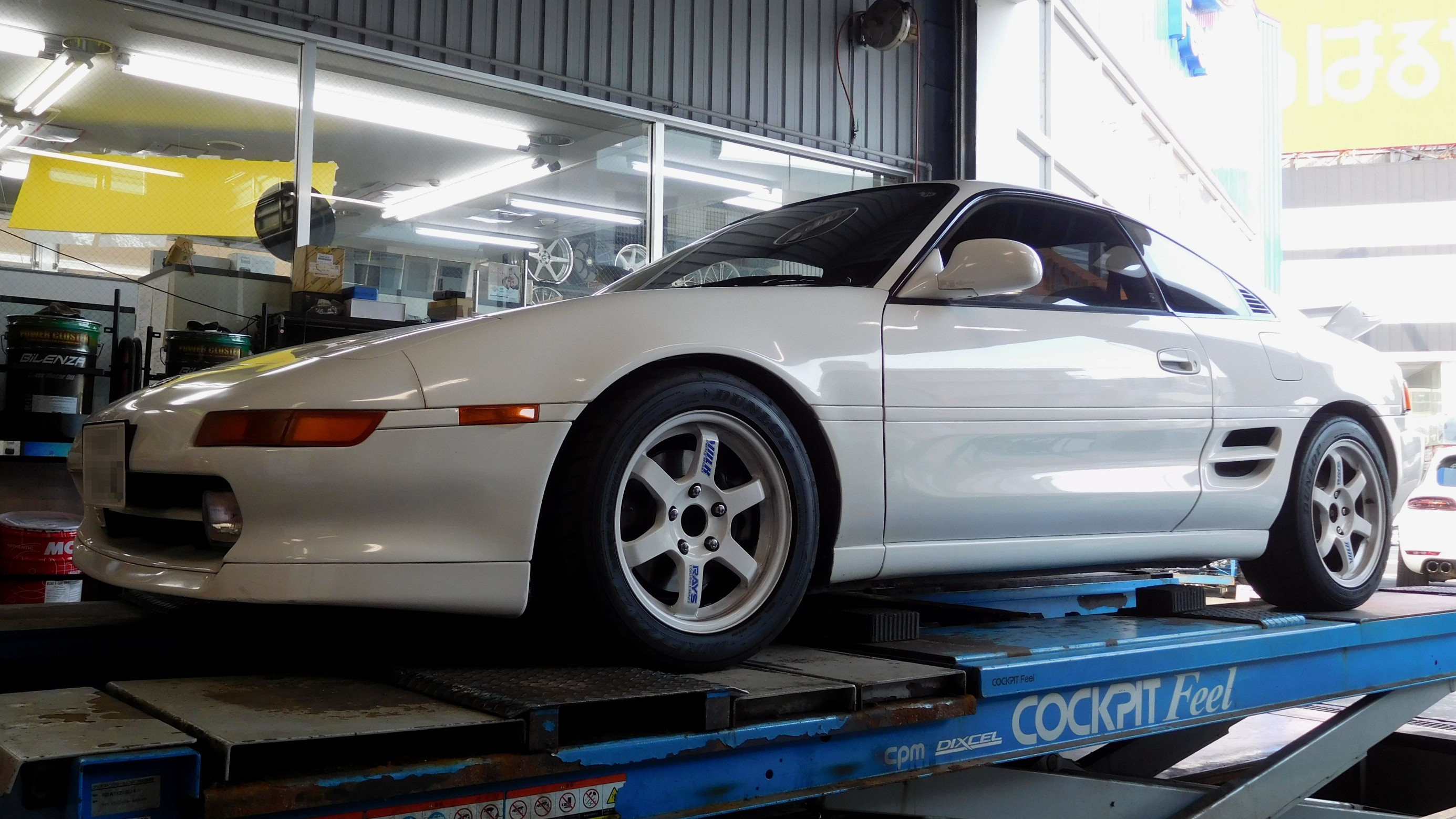 トヨタ Sw Mr2 のサスペンション交換 4輪アライメント作業 Cusco クスコ Street Zero A トヨタ Mr2 Sw 足まわり サスペンション ブレーキ ホイール 4輪トータルアライメント測定 調整 Feel Book スタイルコクピット フィール 車の