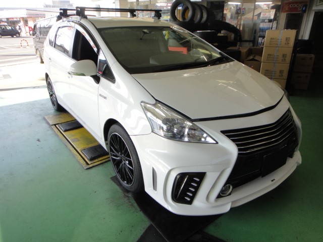 ★にゃんず様　　　　　Zoom ダウンサス　プリウスα5人乗り★ RS-R_Ti2000 DOWN]ZVW55 プリウス_A(4WD_1800 HV_H27/12〜)用