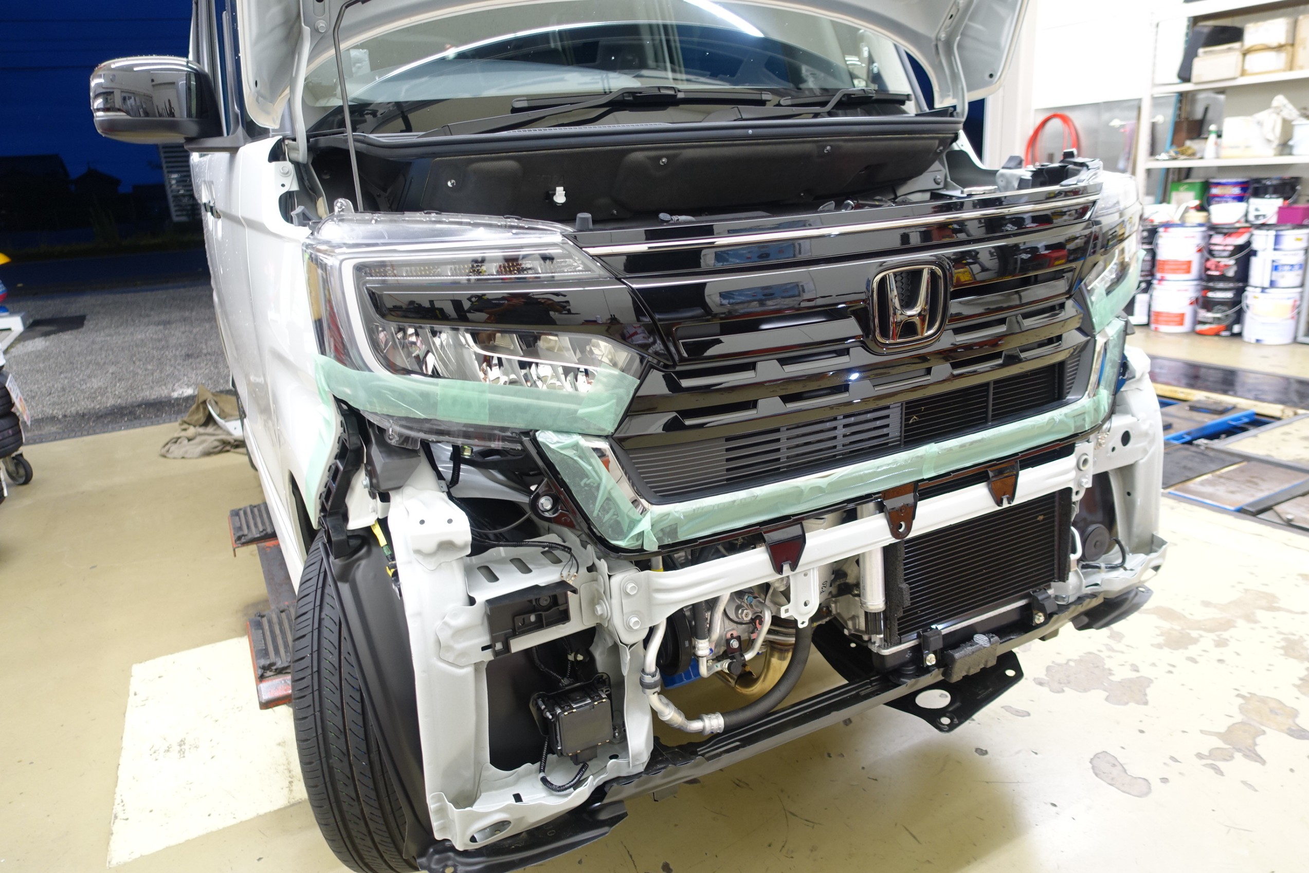 あまりにも車高が高かったので少しだけローダウンしてみました！ホンダ