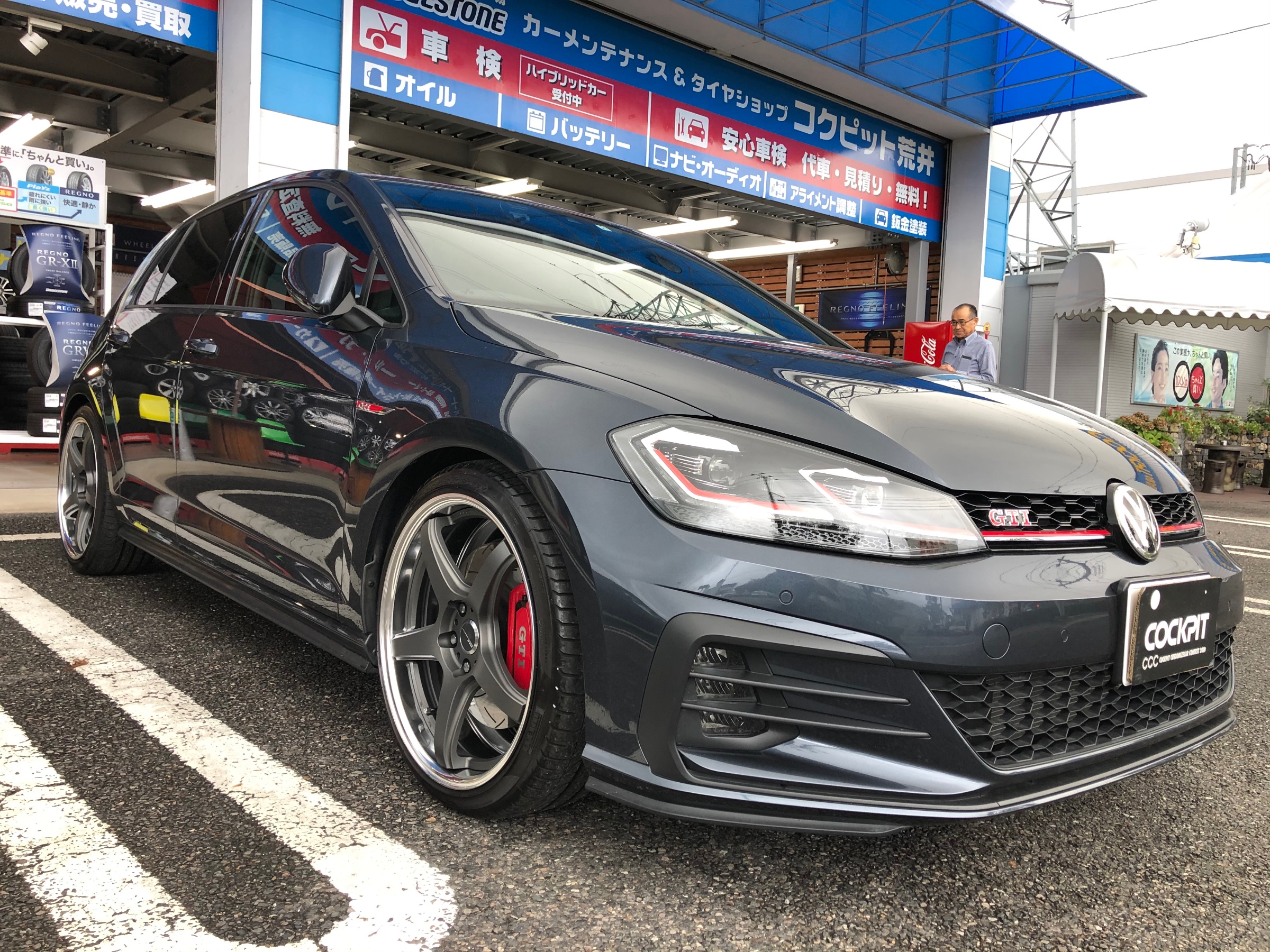 VW ゴルフ7.5GTI カスタマイズ事例：VW GOLF7.5GTI AUDLB × WORK EMOTION ZR10 2P