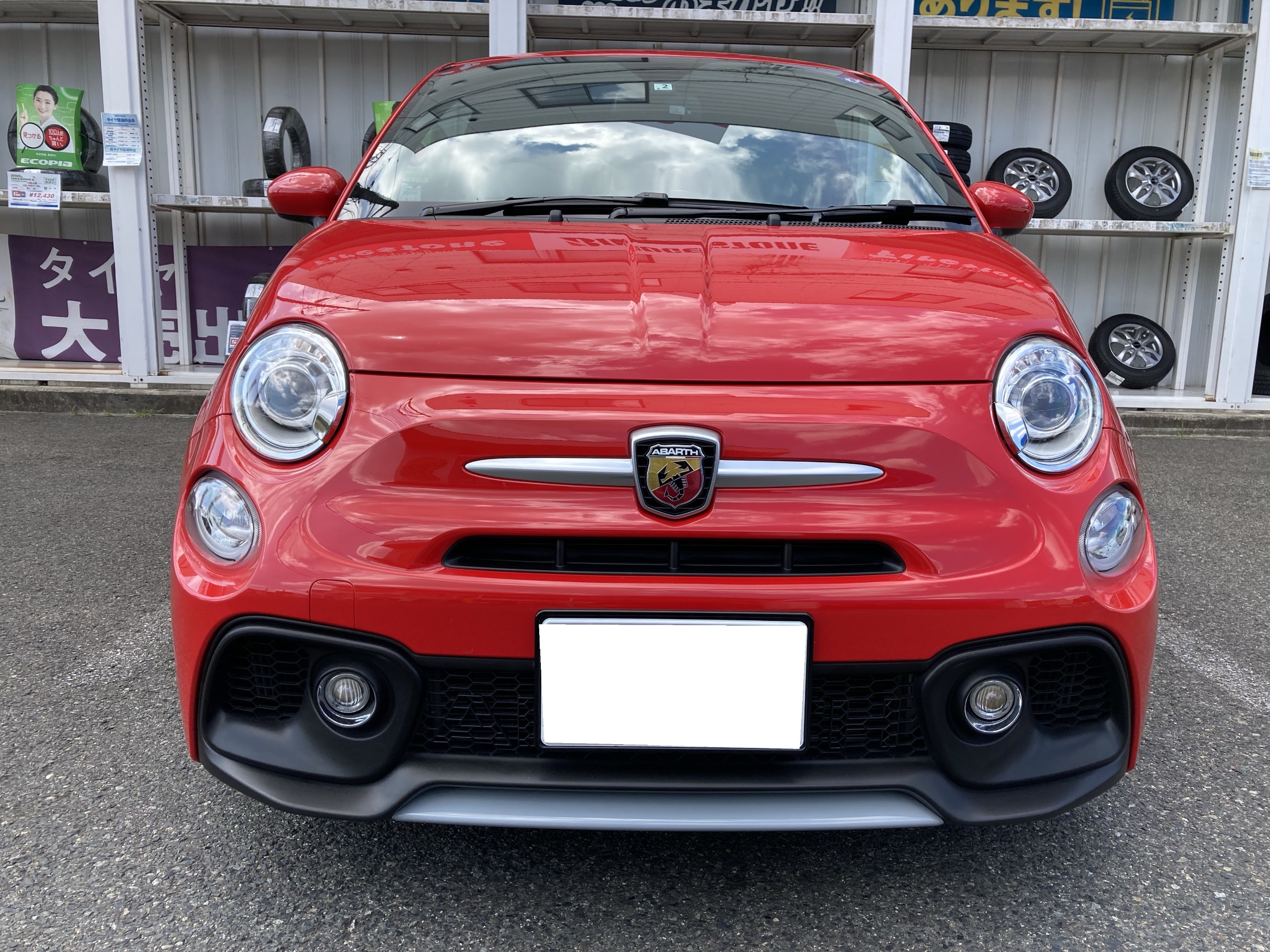 ABARTH 595 」×「EIBACH」！ | アバルト 595 足まわり（サスペンション