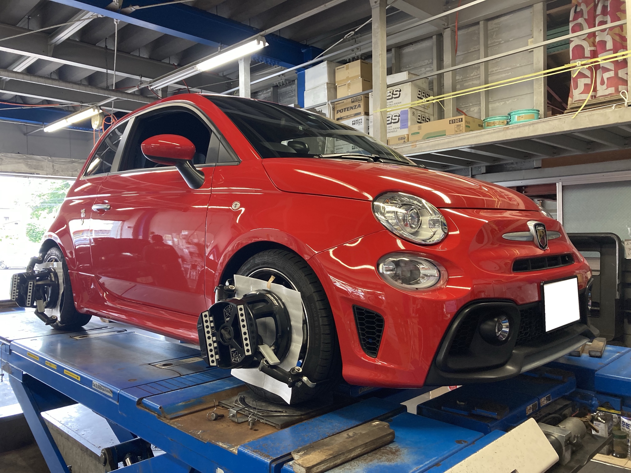 ABARTH 595 」×「EIBACH」！ | アバルト 595 足まわり