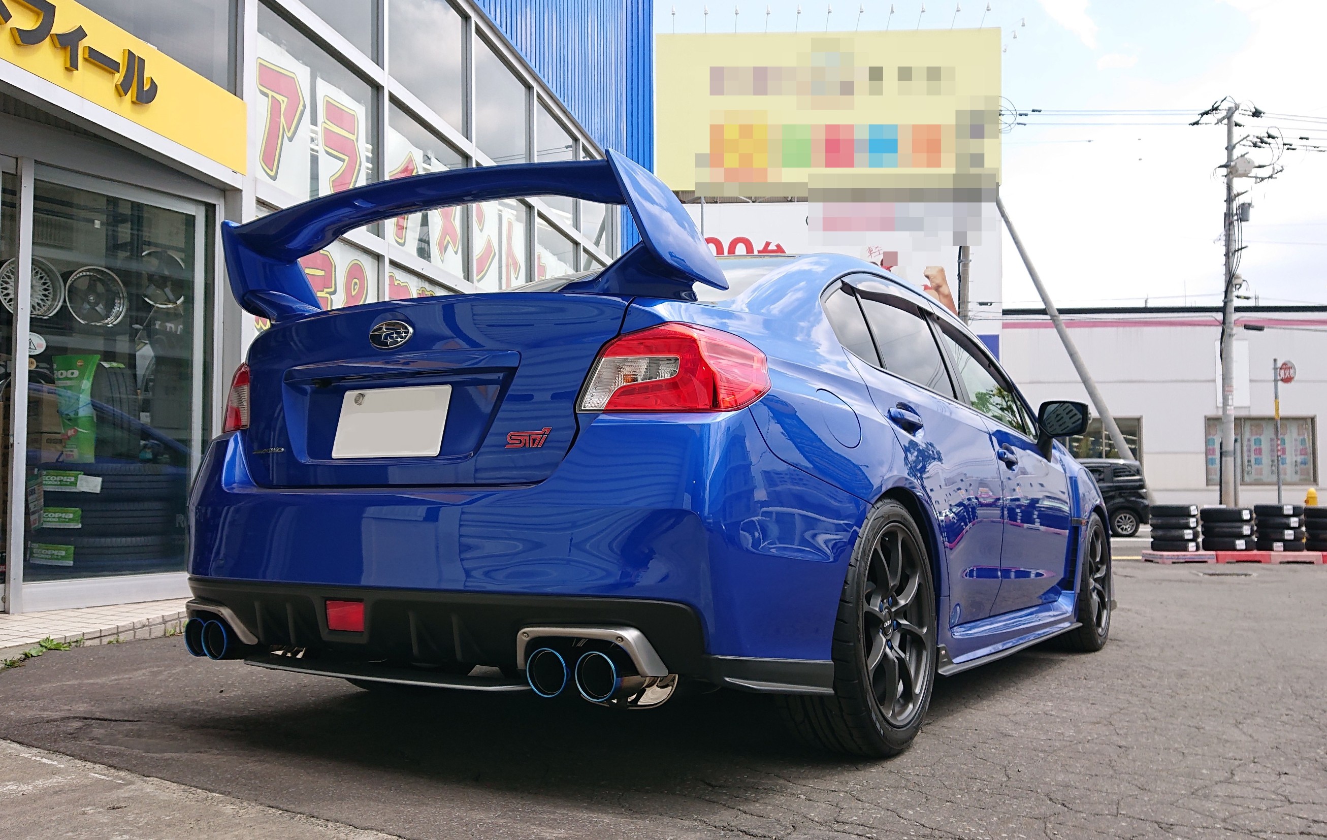 柿本改マフラー「Class KR」の取付け作業 ／ スバル VAB WRX STI