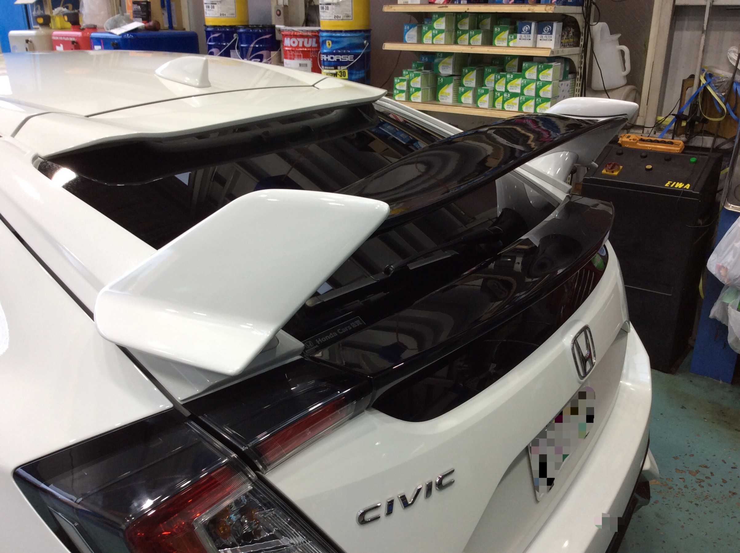 ホンダ シビック FK7 2016-2021年式 TypeR風 リアバンパー エアロ