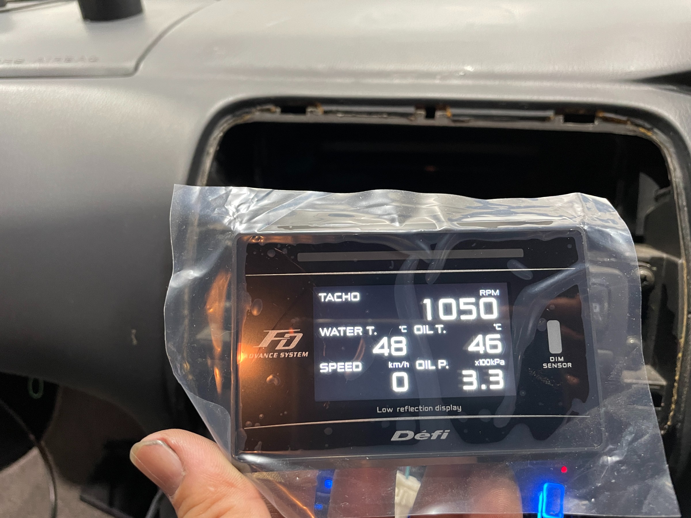 ☆最新式のデジタルメーター Defi-Link Meter ADVANCE FD取り付け