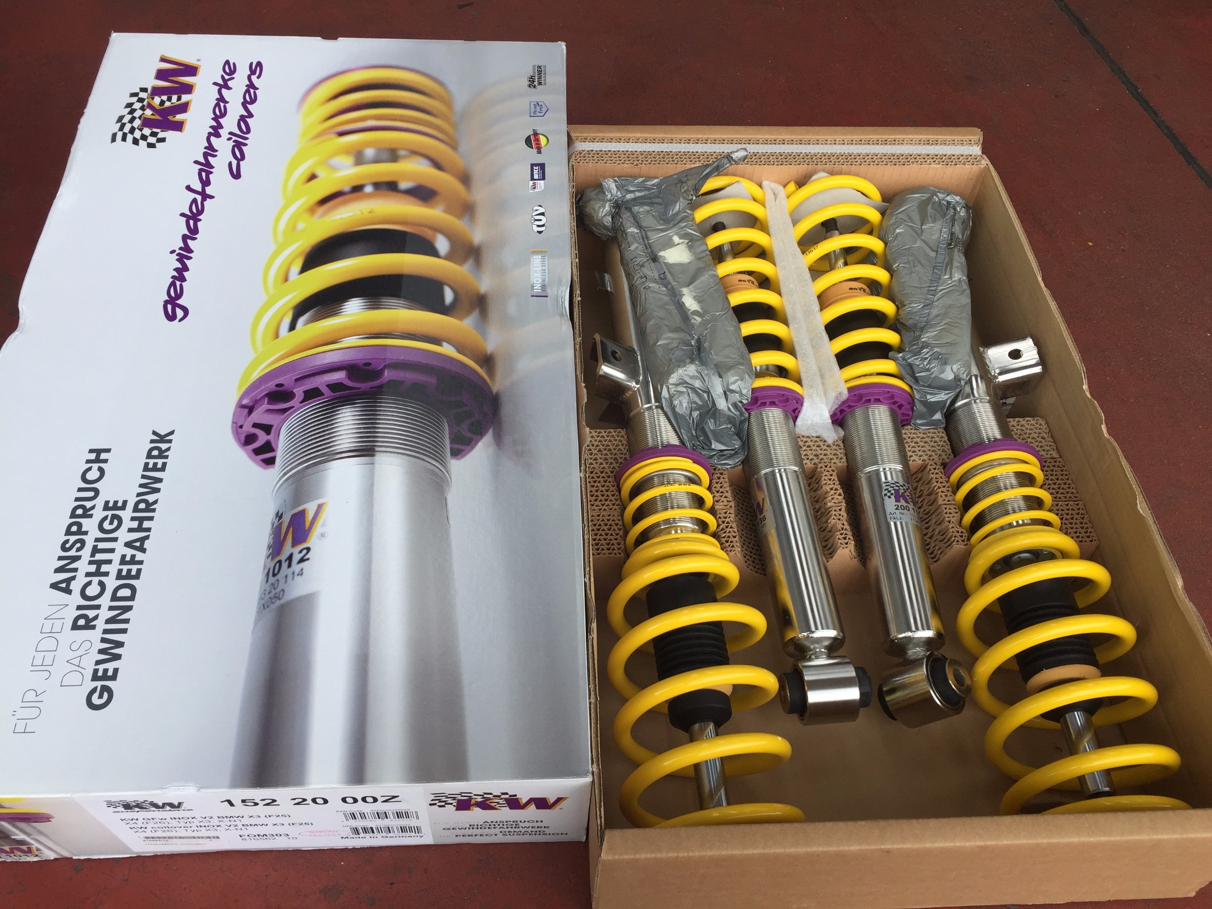 BMW X3 F25 サスペンションキット 交換 KW Ver2 | BMW X3 足