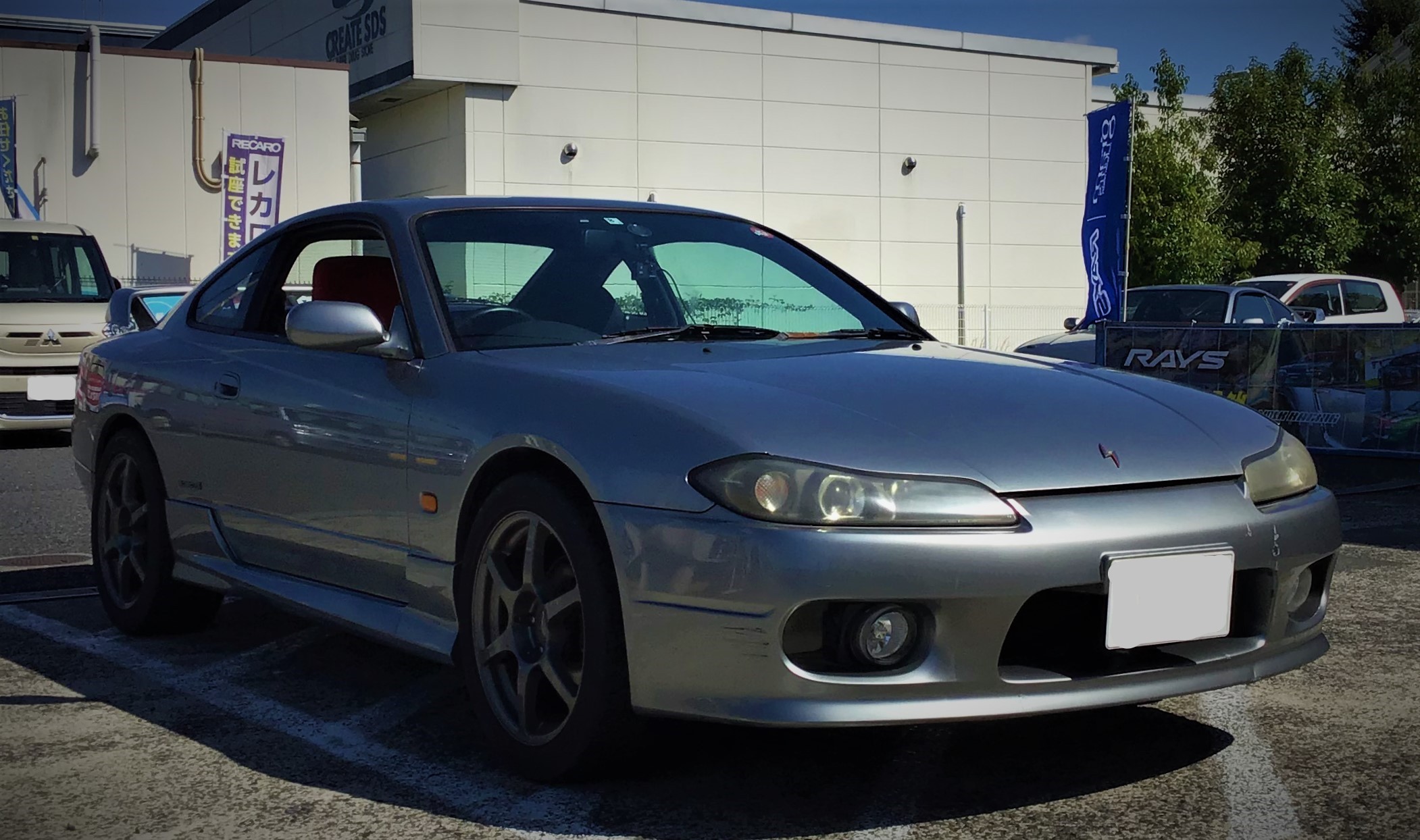 劇的ビフォー アフター シルビアs15車高調取り付け 日産 シルビア 足まわり サスペンション ブレーキ 足まわり サスペンション ブレーキ サスペンションパーツ関連取付 アフターパーツ取り付け事例 コクピット 麻生 お店の得意技紹介