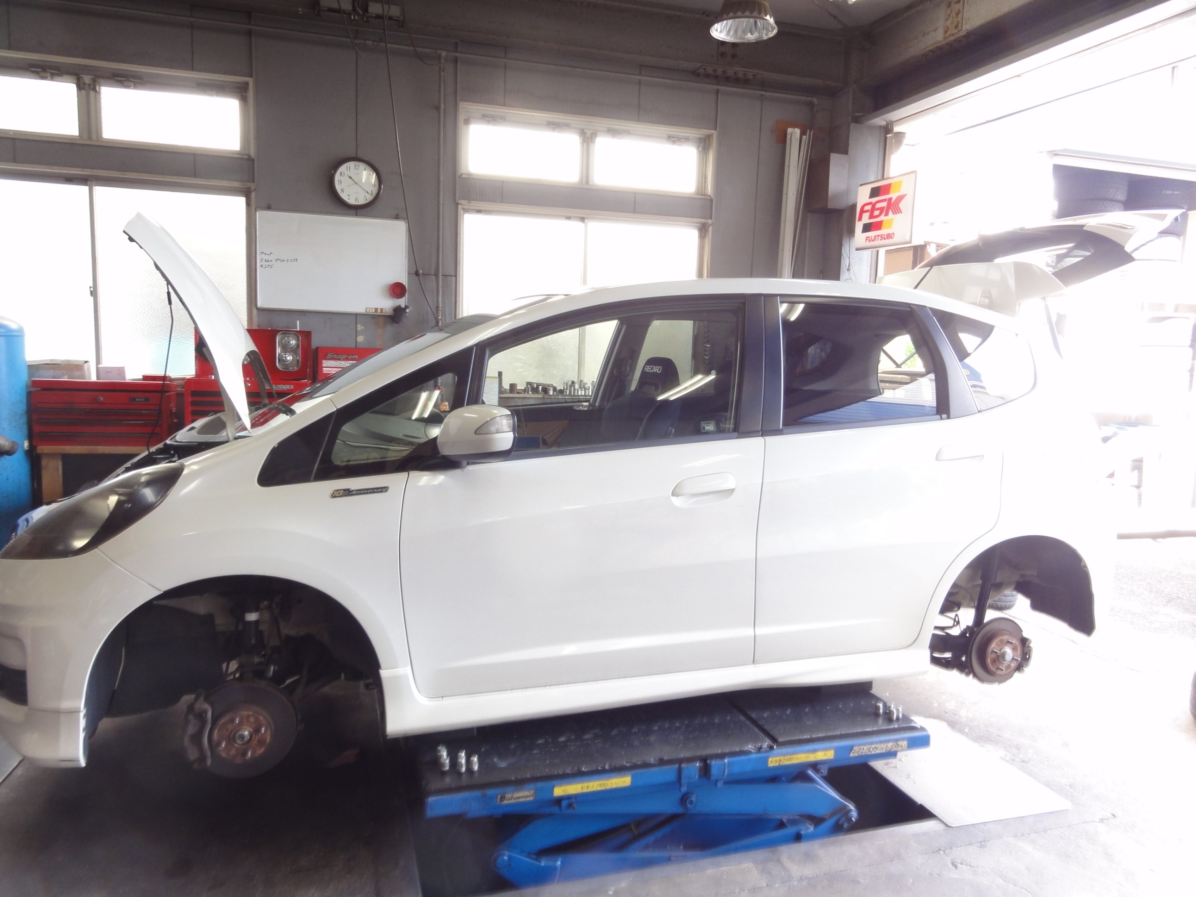 フィットRS （GE8）ビルシュタイン車高調オーバーホール