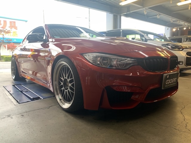 ◇BMW M4 用品取付 TECH-M マフラーバルブコントローラーキット取付