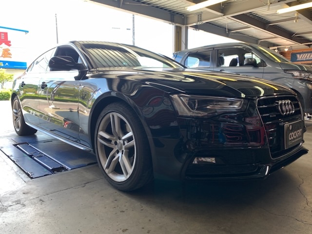 ◇AUDI A5 SPORTBACK [8TCDNL] 用品取付 DIXCEL フロントブレーキ