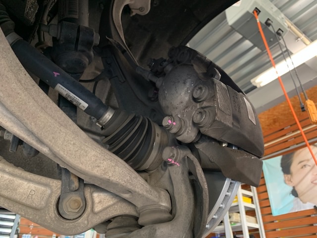 ◇AUDI A5 SPORTBACK [8TCDNL] 用品取付 DIXCEL フロントブレーキ