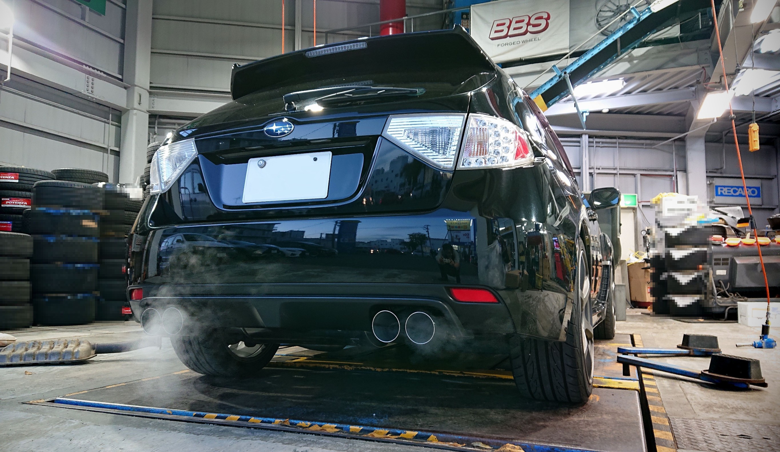 FUJITSUBO(フジツボ)A-R マフラー の取付け作業 / スバル GRF FUJITSUBO(フジツボ)A-R マフラー の取付け作業 / スバル GRF
