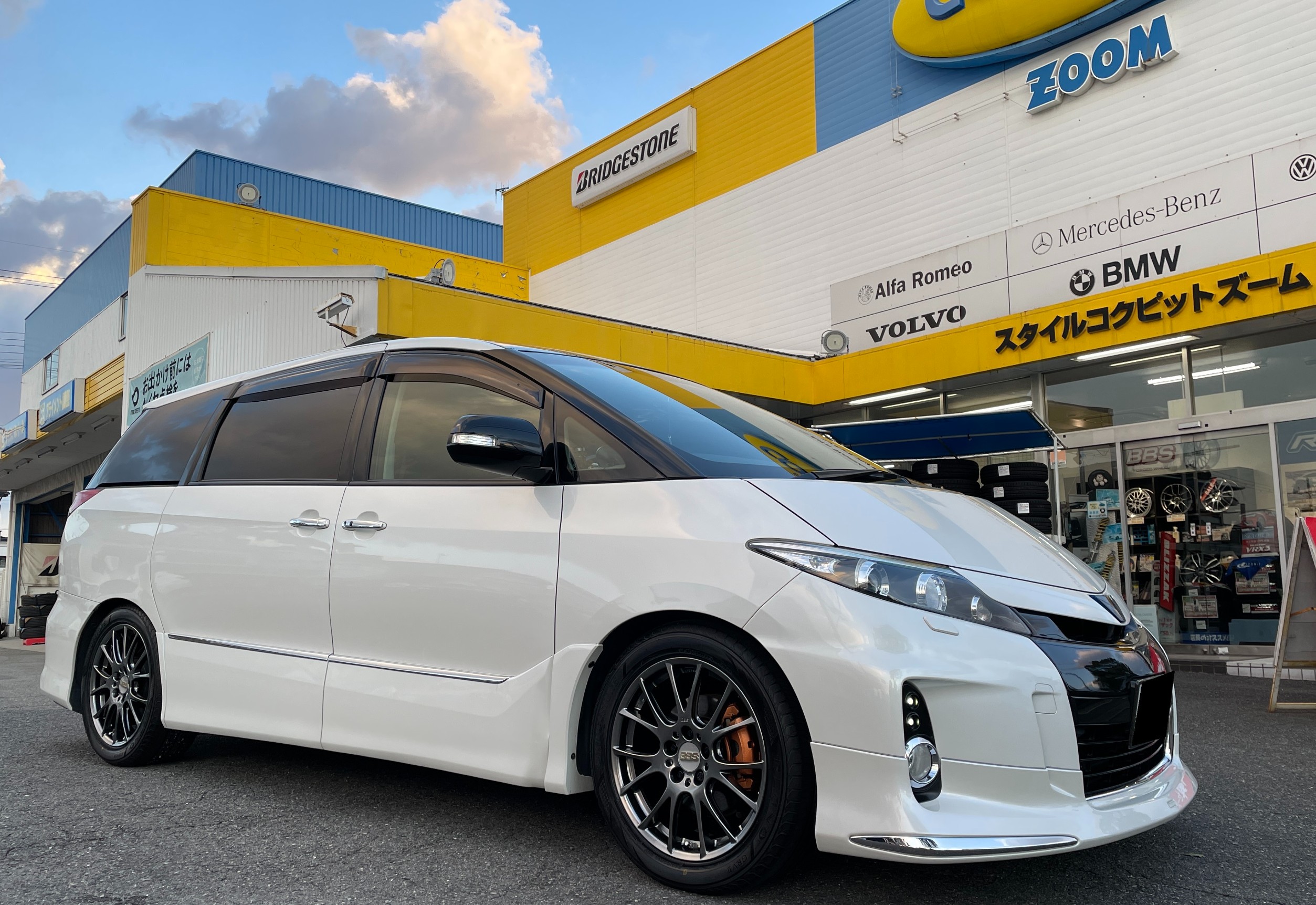 birdiechance854 エスティマホイール④ ☆BBS RE-V装着♪ 50エスティマ大人仕様☆ | トヨタ エスティマ