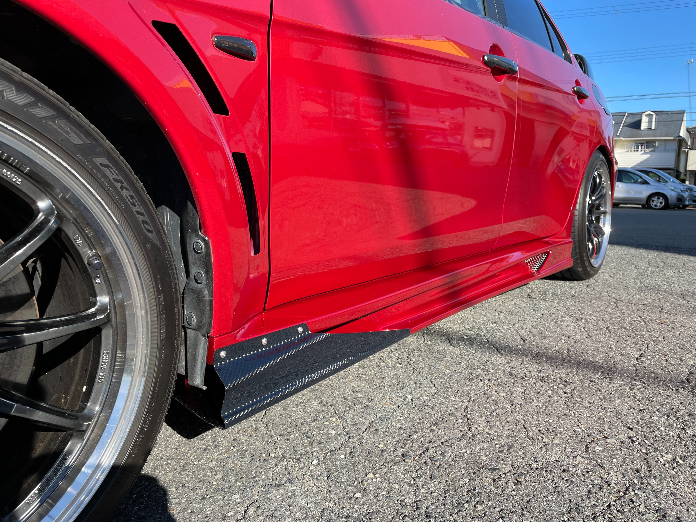 ☆遂に完成！エボX バリスエアロ取り付け♪☆ | 三菱 ランサー