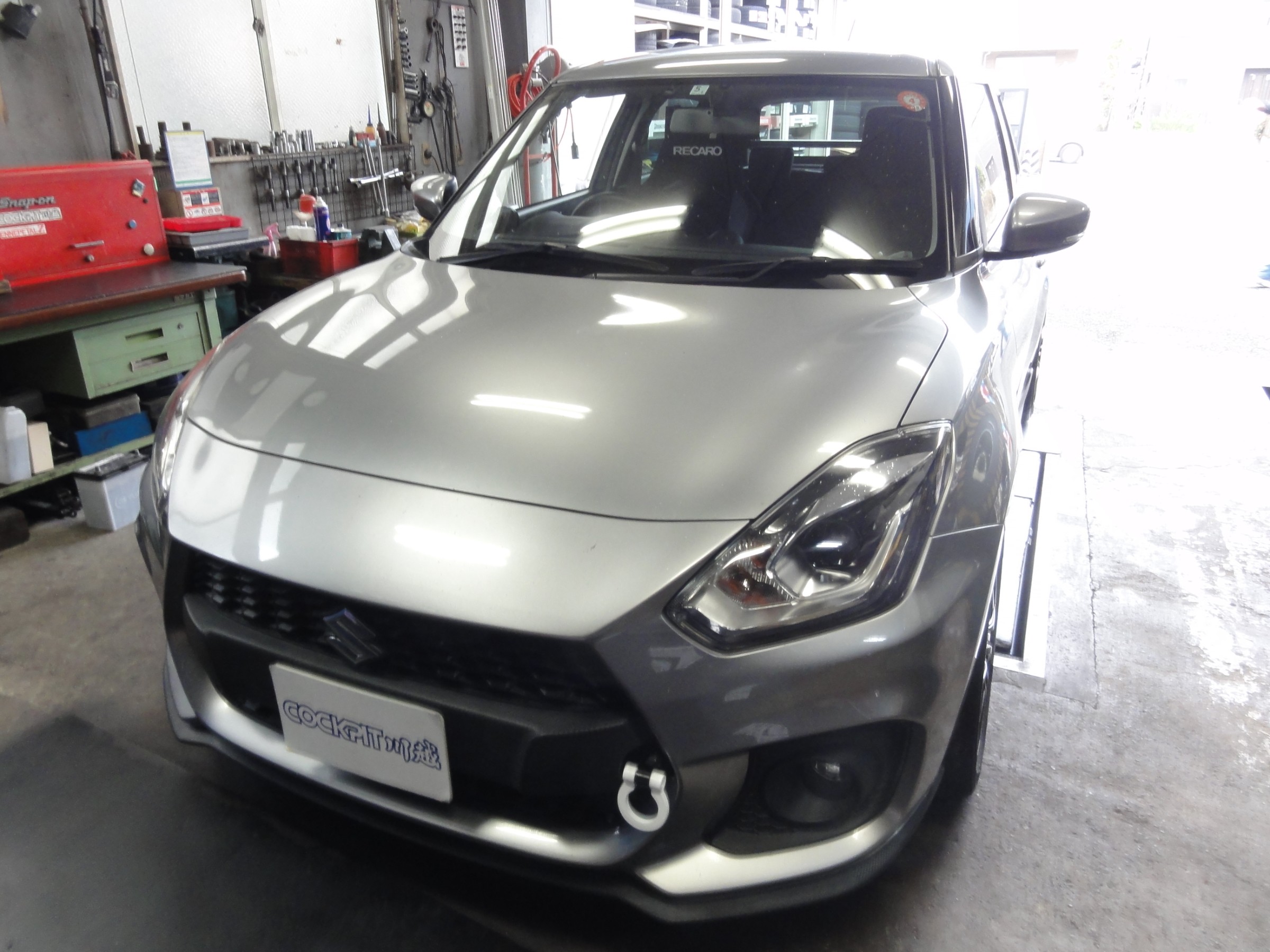 スイフトスポーツ（ZC33S）アールズ製ステンメッシュブレーキホース 