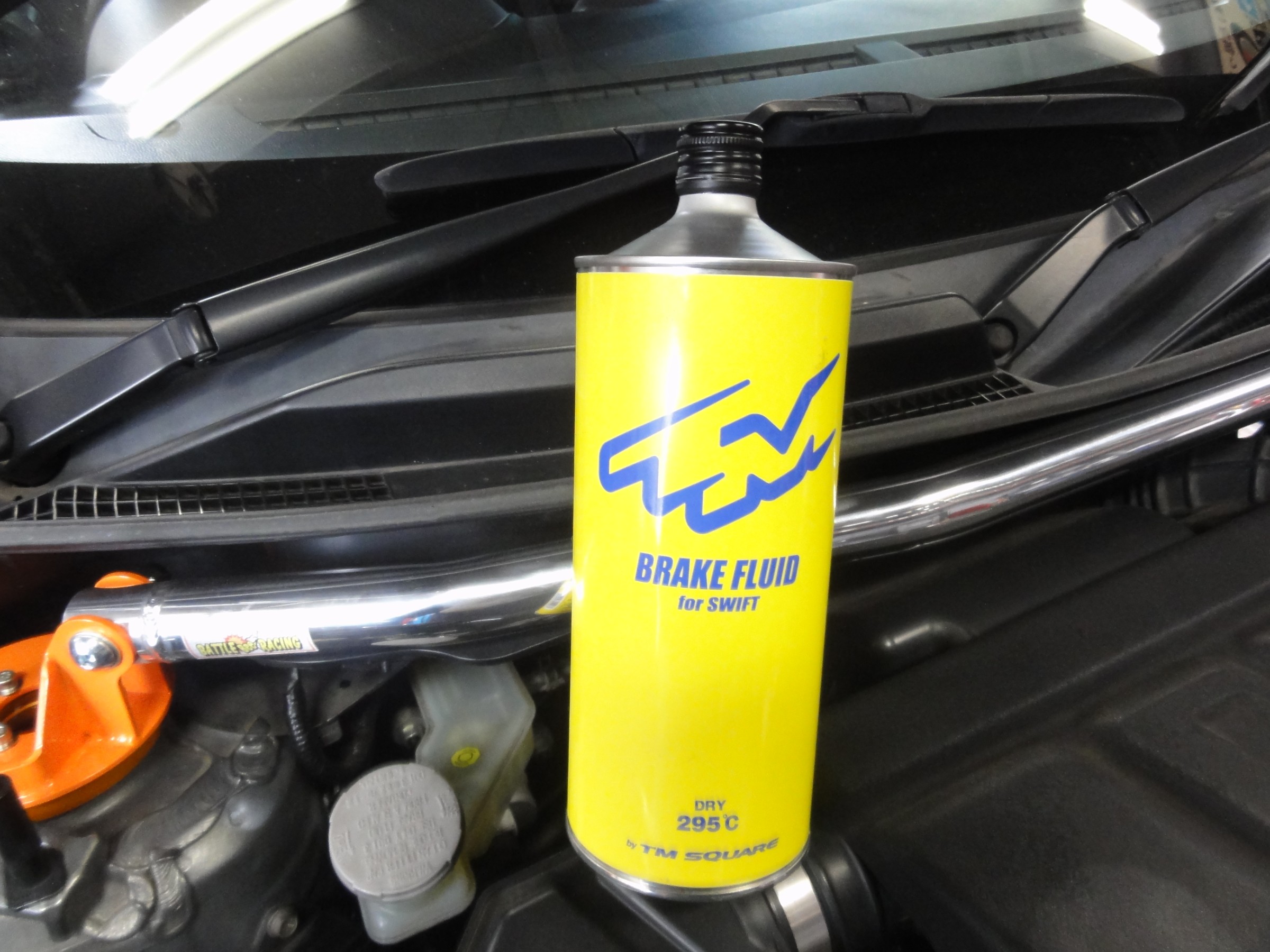 スイフトスポーツ（ZC33S）アールズ製ステンメッシュブレーキホース