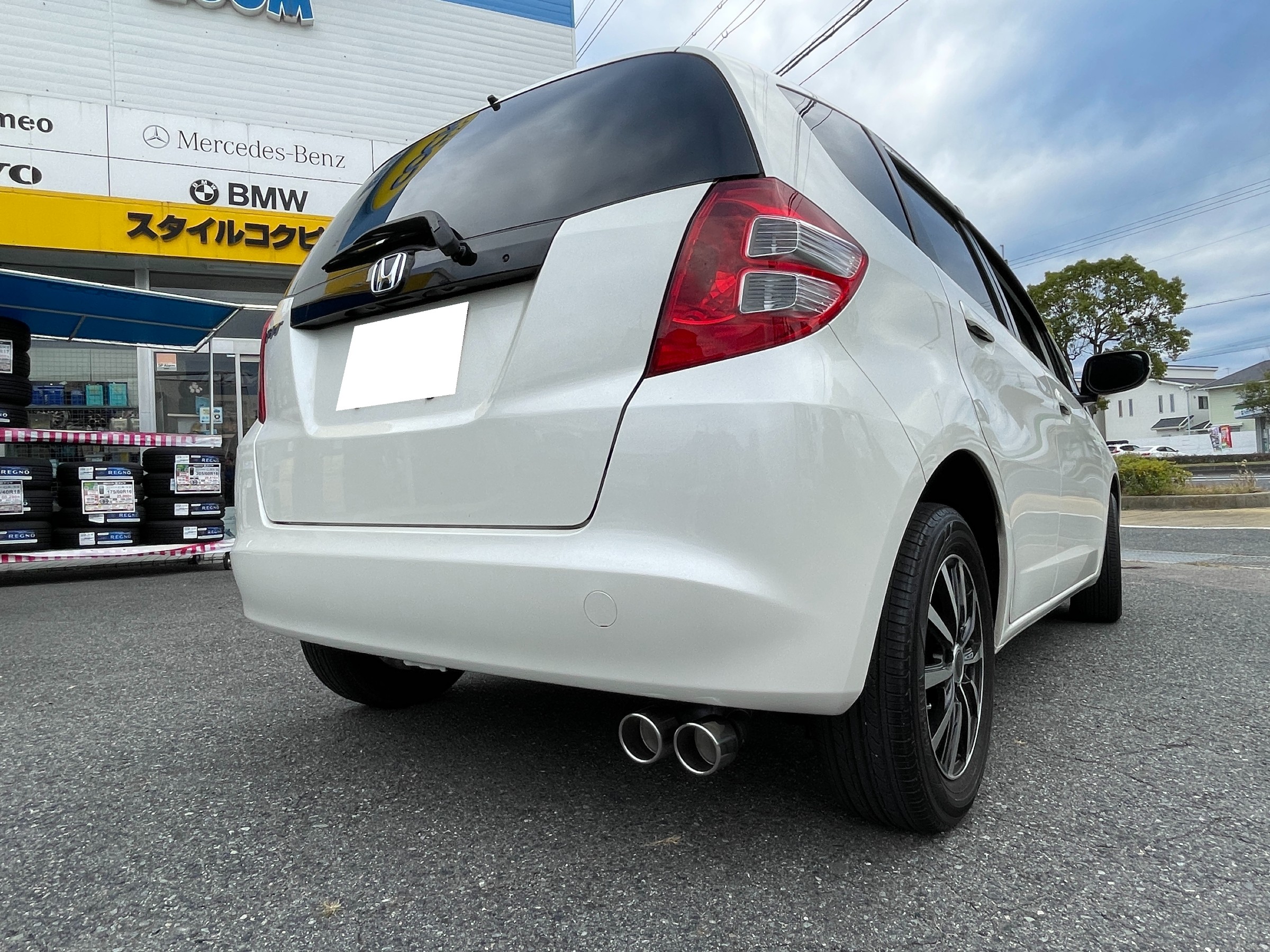 ☆ホンダ フィット GE6 マフラー交換☆ | ホンダ フィット 吸・排気系