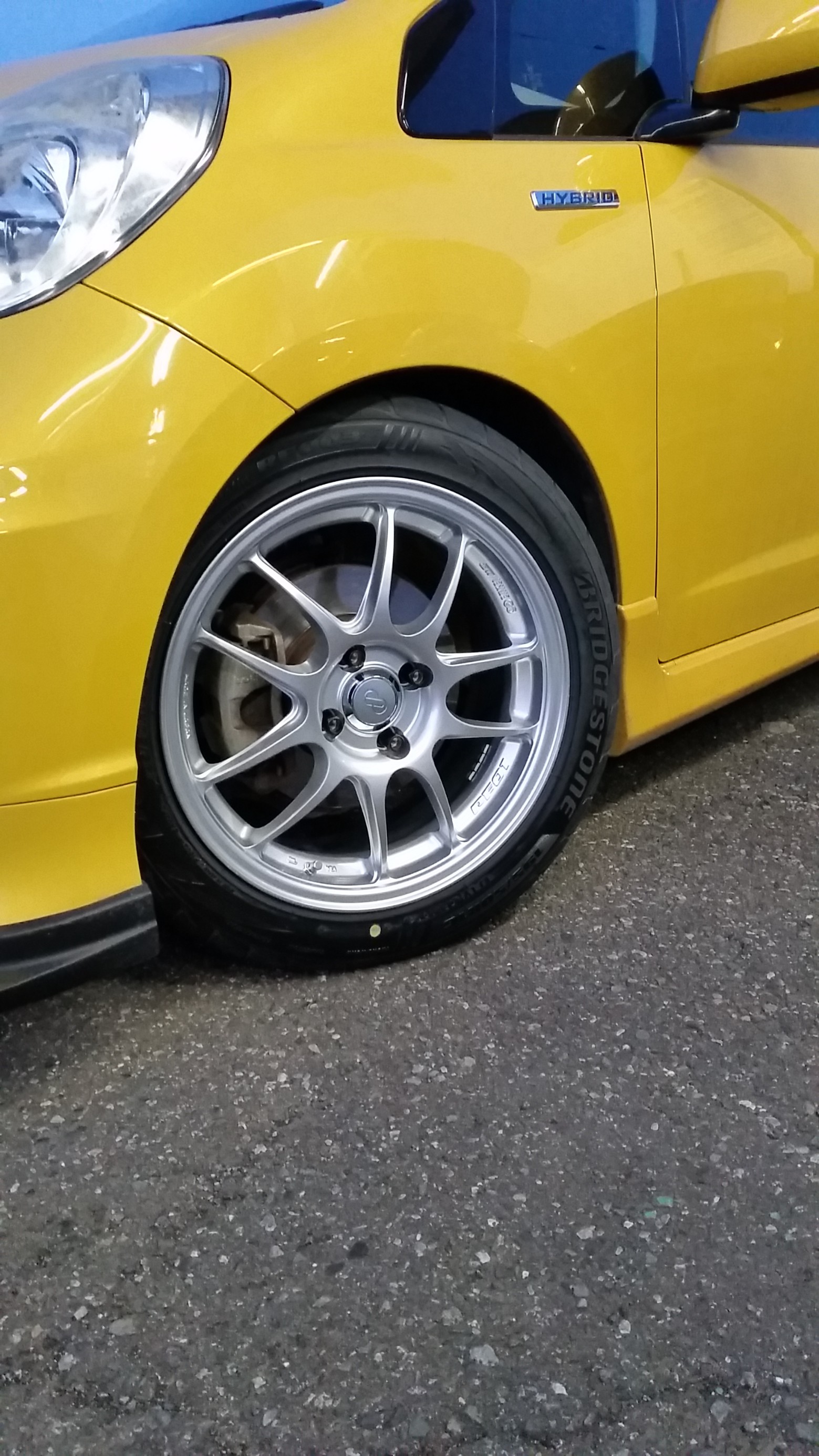 GP4 フィットハイブリッドRS × POTENZA Adrenalin RE003 & ENKEI