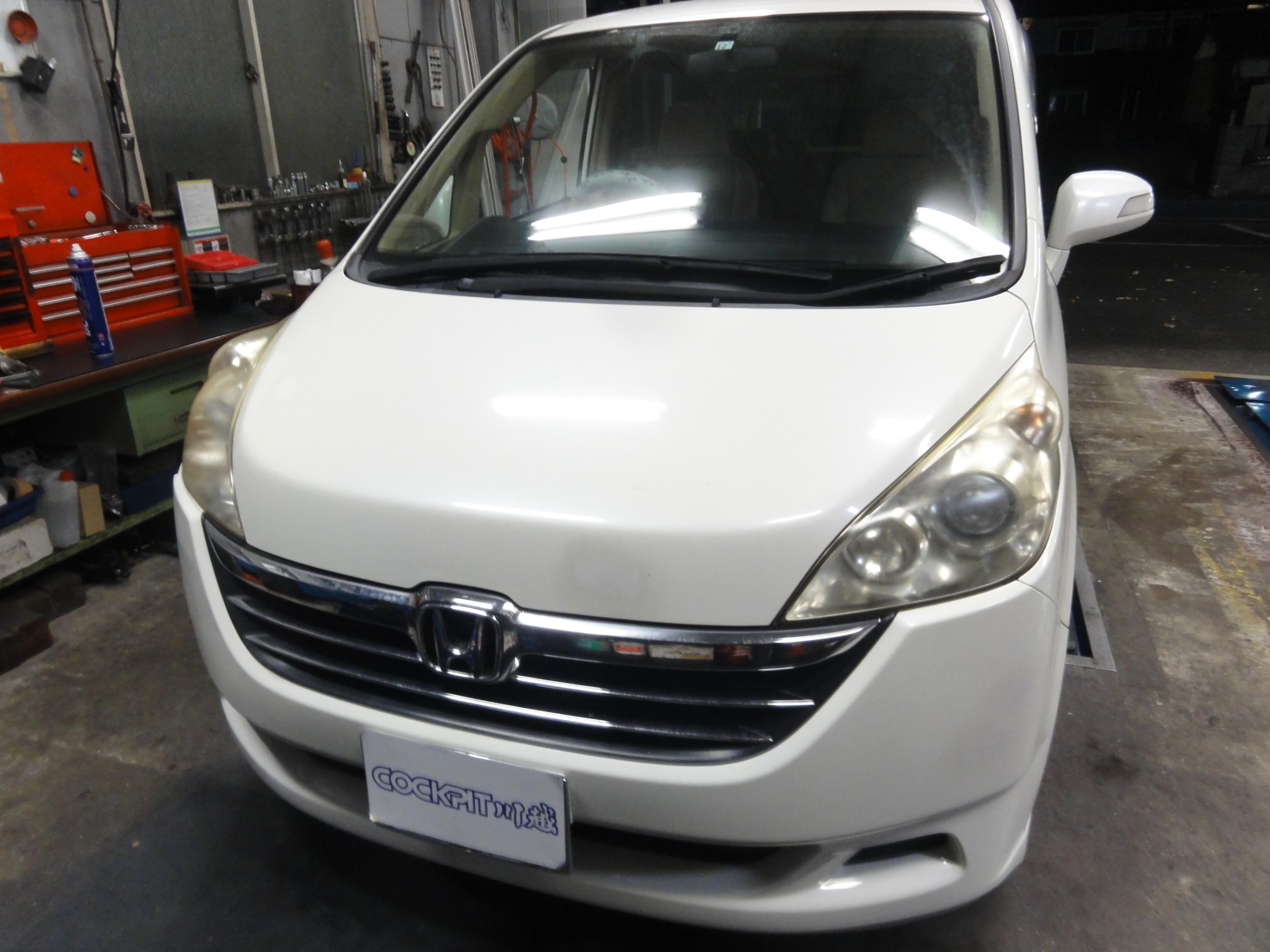 ホンダ　ステップワゴン　車検4年6月　RG1 ステップワゴン（RG1）持込みユーザー車検＆車検整備及び点検
