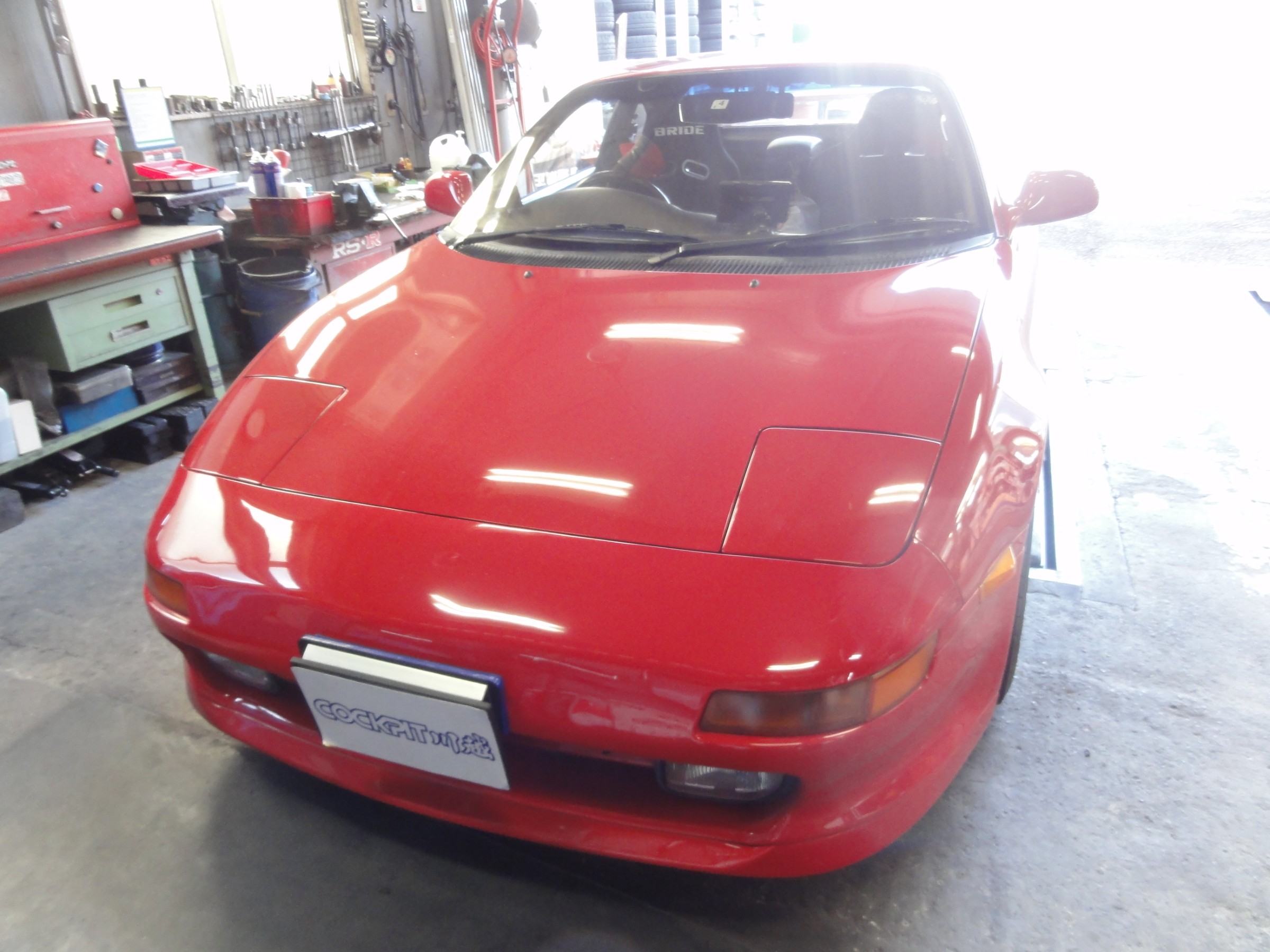 MR2（SW20）フロントブレーキキャリパー交換＆リヤブレーキ
