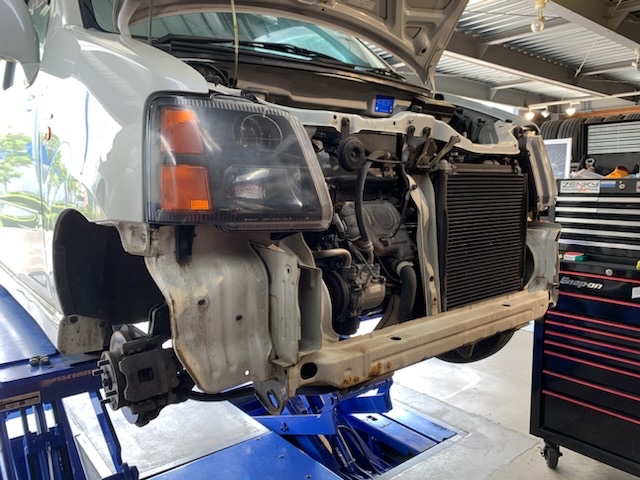 ◇SUZUKI WAGON R [MC21S] 一般整備 オルタネーター交換・ファン