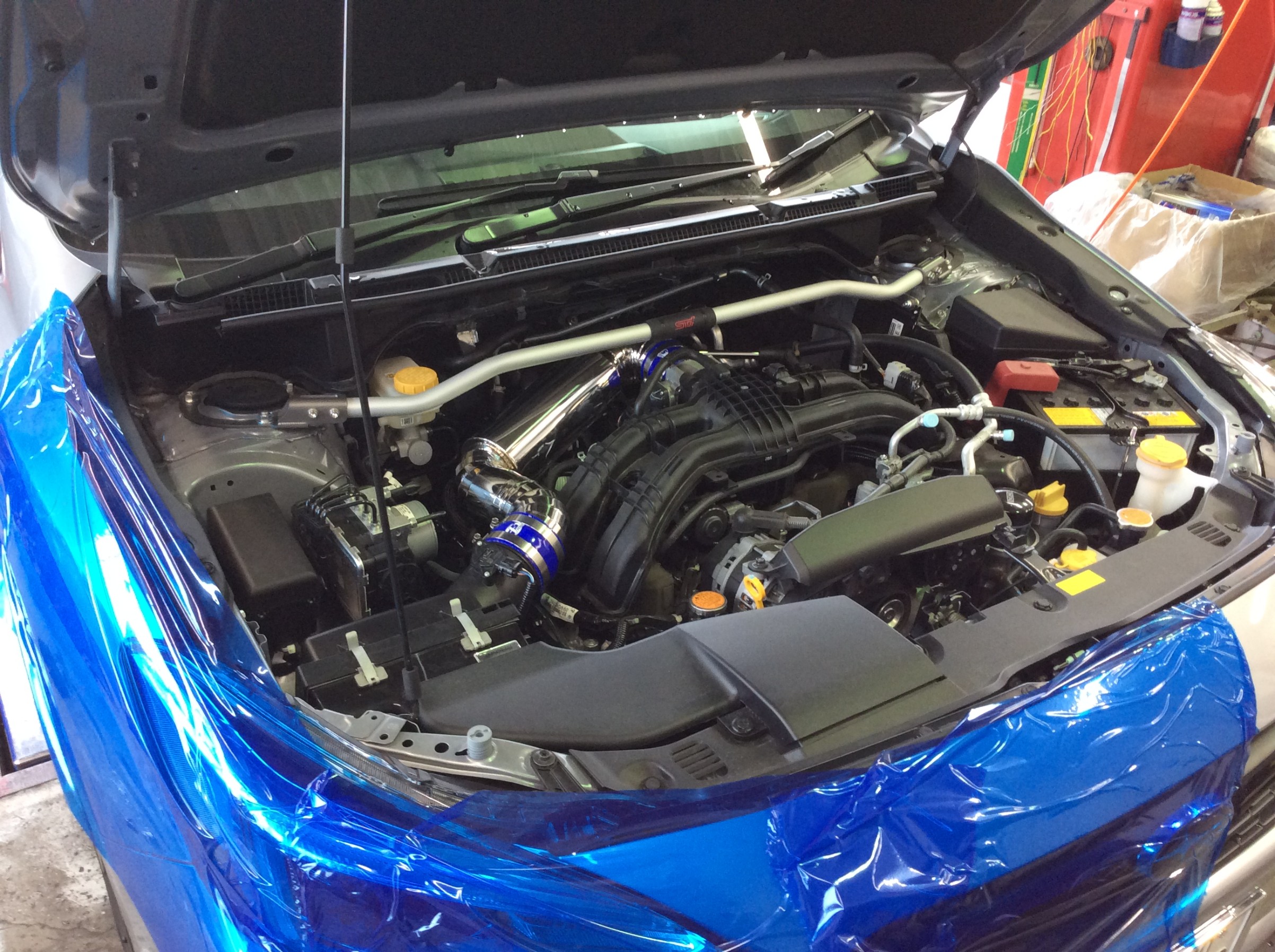 エアインテークチャンバー　カーボンチャンバー　 インプレッサG4 GJ インテークチャンバー交換（スバル インプレッサ G4・GJ）by ハナゲ