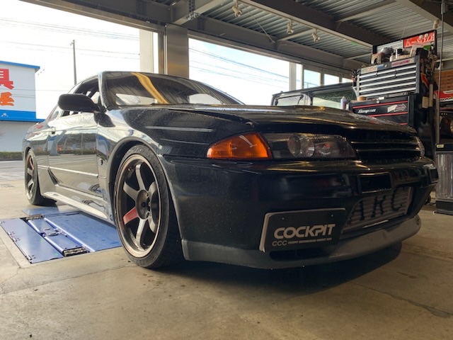 ◇NISSAN SKYLINE GT-R [BNR32] 用品取付 TOMEI FULL CAST EXHAUST