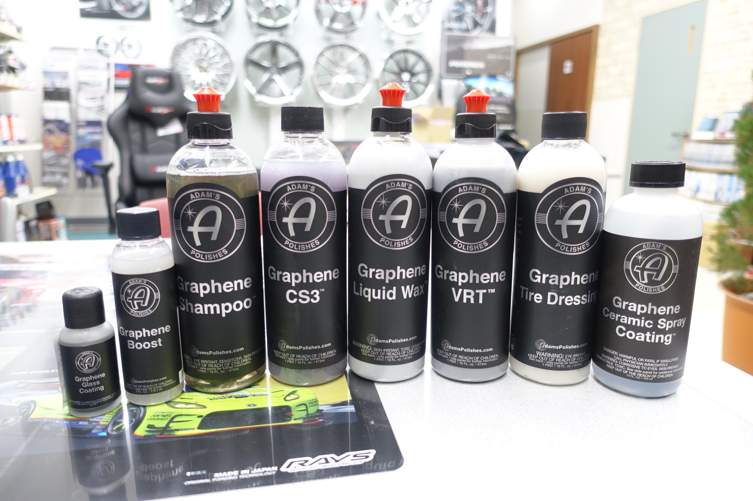 早くもアダムスポリッシュの初荷が到着しましたが、日本初入荷の新商品