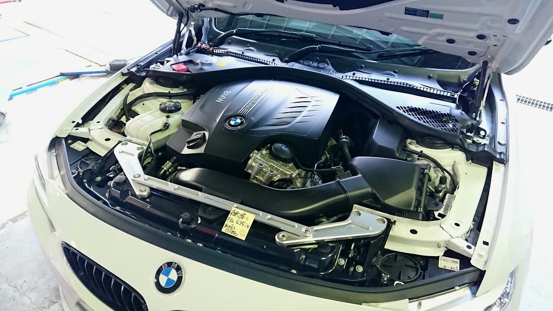 cpm の新商品♪ F型 BMW用 Front End Brace（フロント エンド ブレース）早速取付作業 ／ BMW F32 435i | BMW  足まわり（サスペンション・ブレーキ） 足まわり（サスペンション・ブレーキ） > サスペンションパーツ関連取付 | Feel Book |  スタイルコクピット フィール 