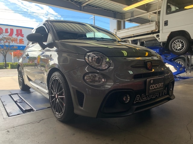 ◇ABARTH 595 [31214T] 用品取付 labuonoローポジションシートレール