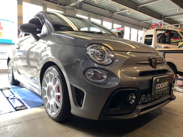 ◇ABARTH 595 [31214T] 用品取付 MITSUBA ALPHA II ホーン取付